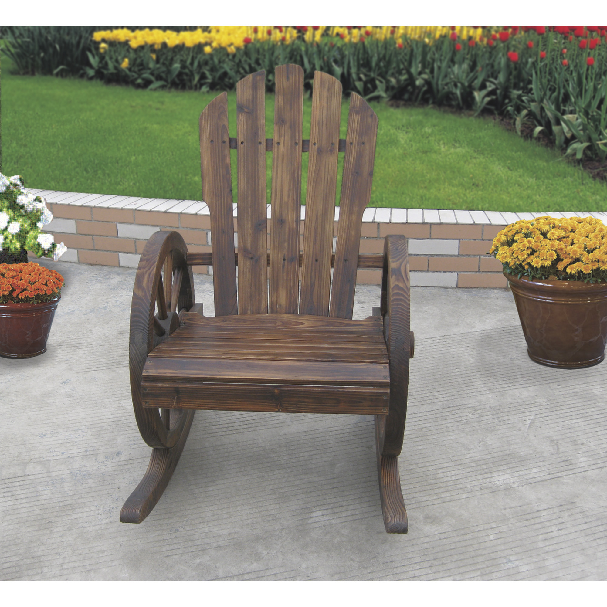 Wagon wheel adirondack discount chair