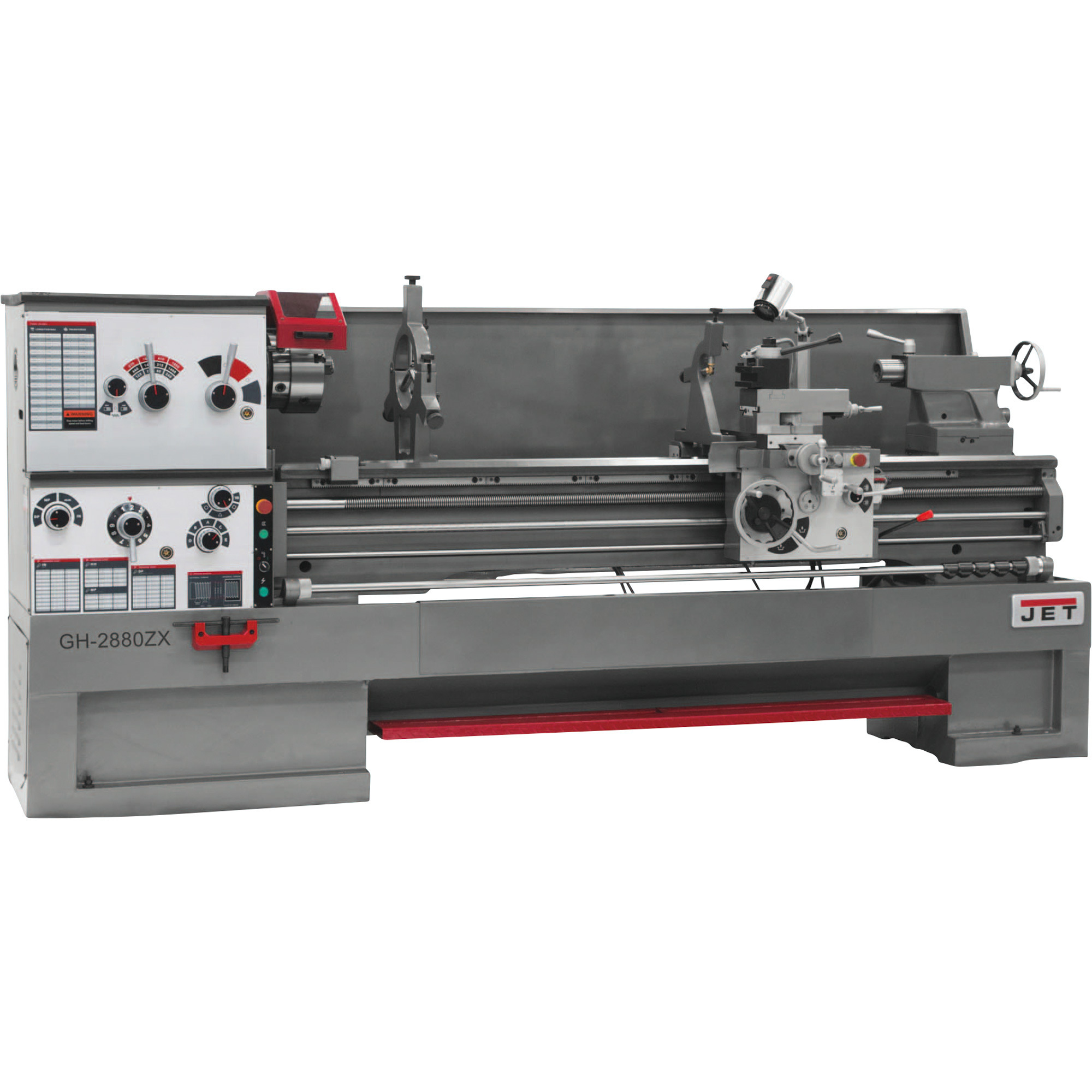 専用出品です。 のの JET ZX Large Spindle Bore Metal Lathe, 22in. x 80in., Model