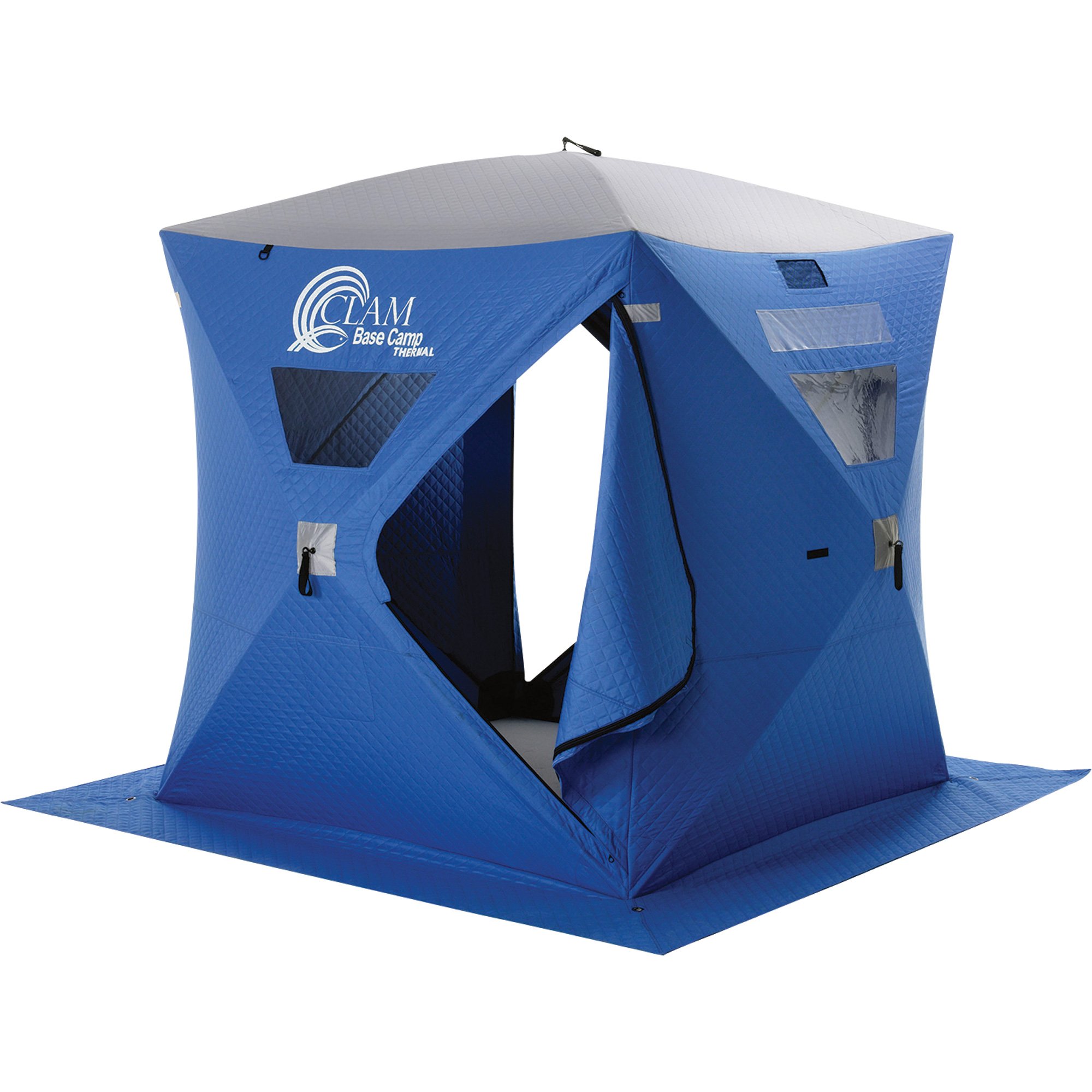 Polar Sport Clam Ice Fishing Base Camp Thermal Ice Shelter — 36 Sq