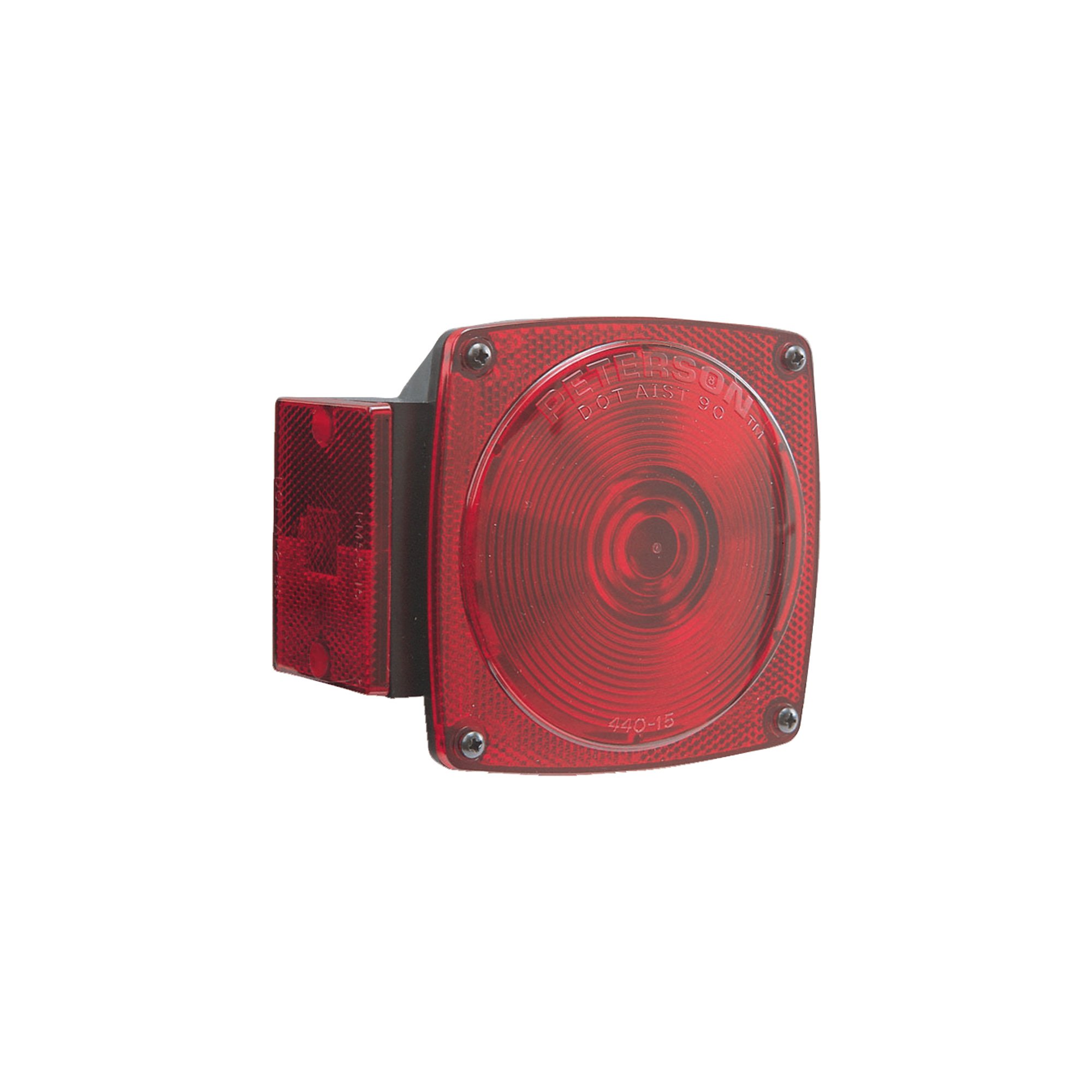 Peterson Manufacturing 6-1/2 In Red Oval Trailer Tail Light