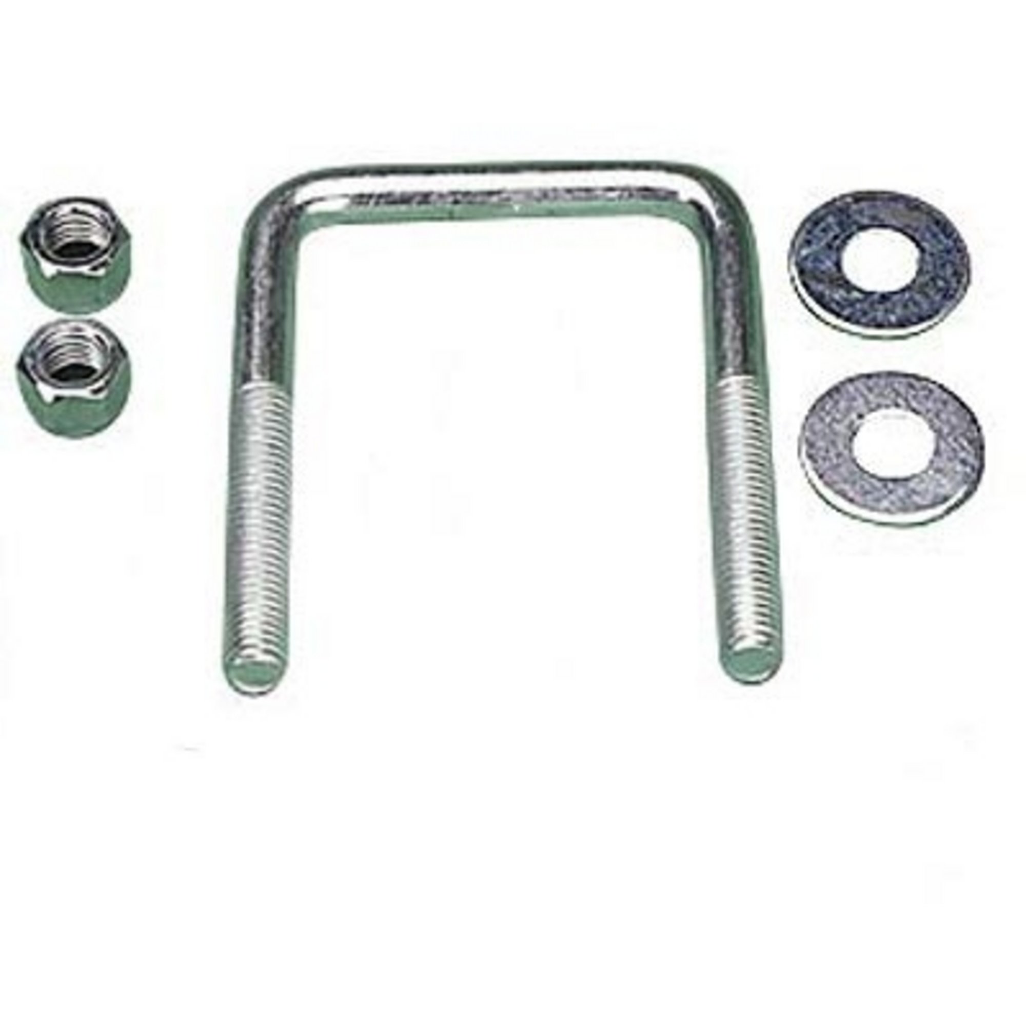 U-Bolt — Single, 3in. Square, 1/2in.-20
