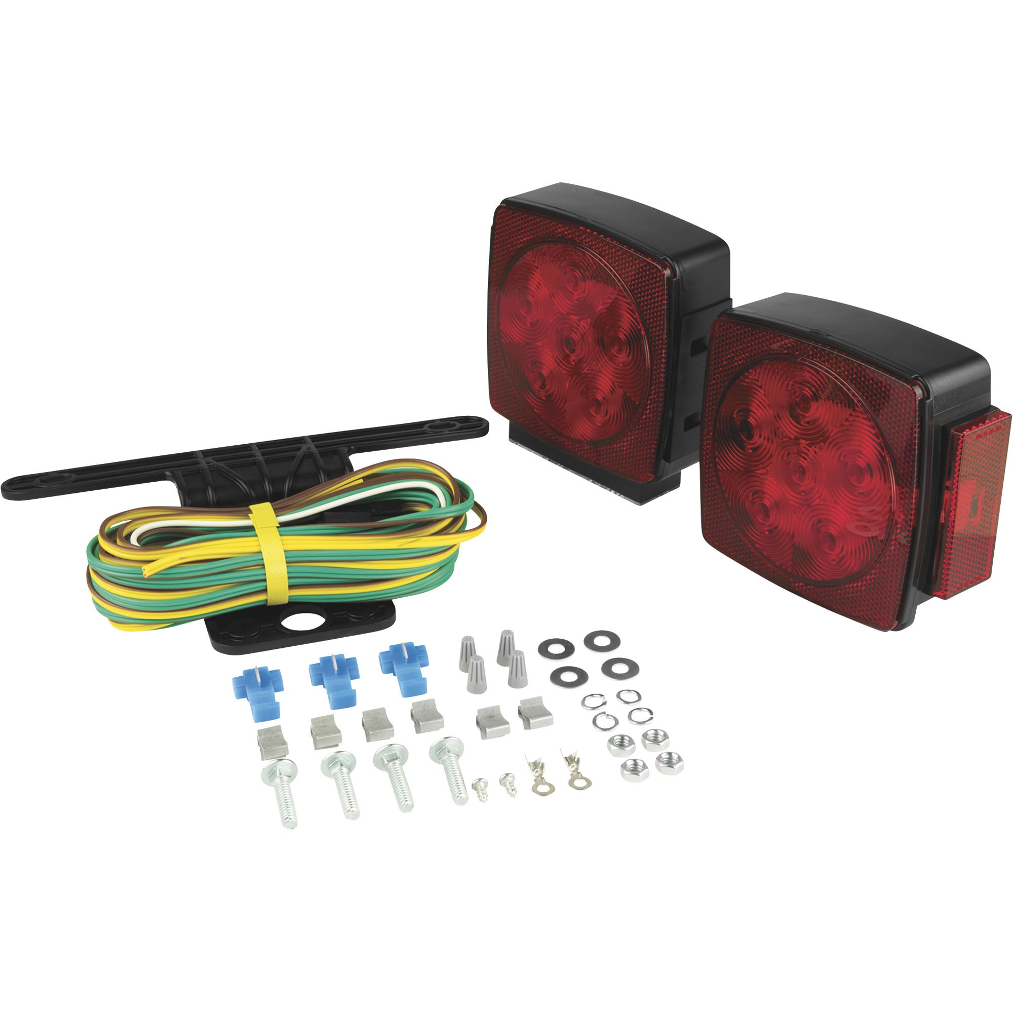 Kohree - Kit de luces traseras LED sumergibles para remolque, 12 V, con  certificado DOT, luces para placa totalmente sumergibles y kit de cableado