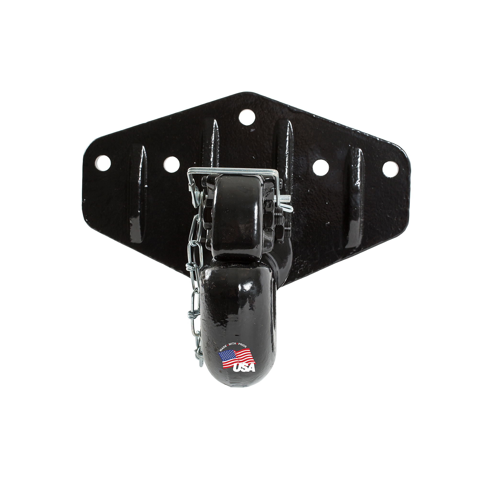 Buyers Products, 25 Ton Swivel Pintle Hook Hitch Mount 2.375in.-3in. Lunette Eye, Model# BP225