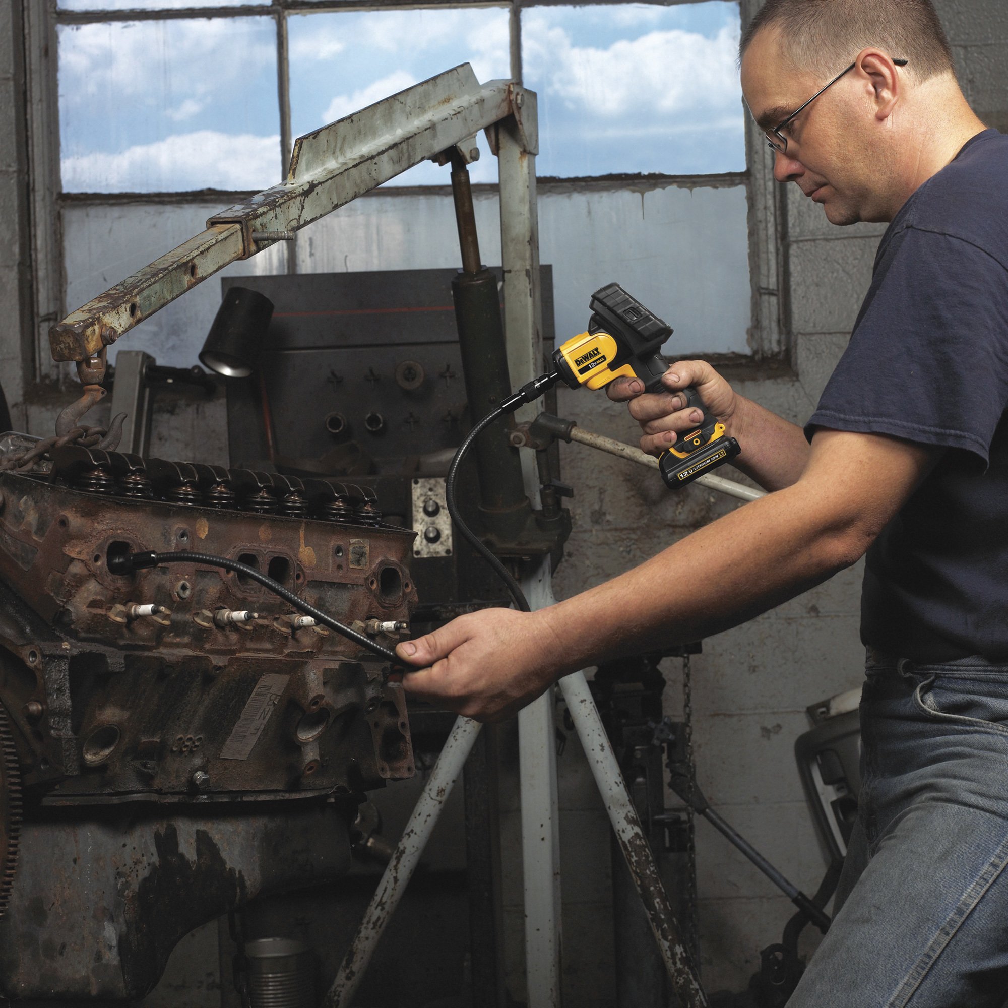 DEWALT Cordless Inspection Camera — 12 Volt MAX, Model# DCT410S1