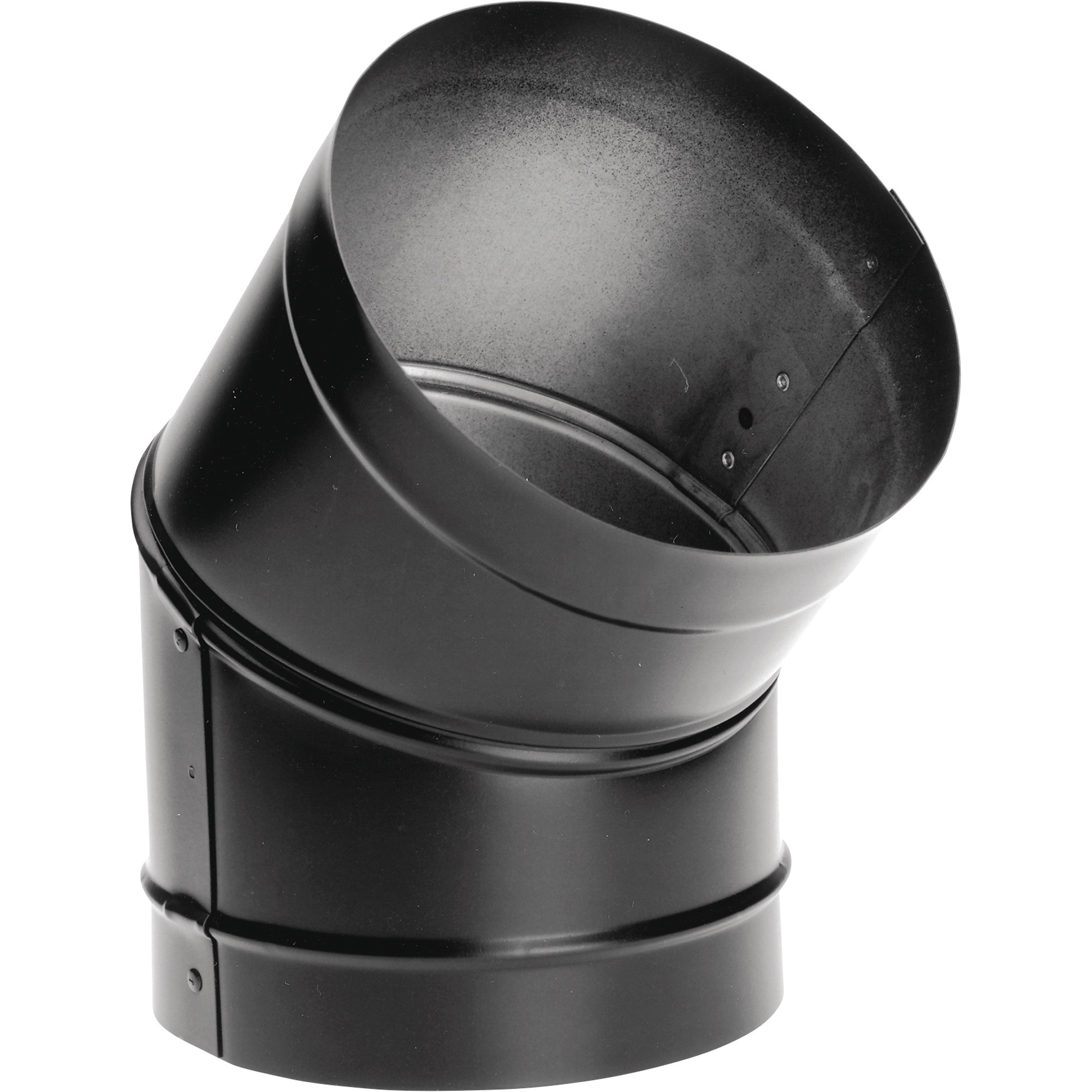 DuraBlack Single-Wall 45° Elbow, Model# 6DBK-E45