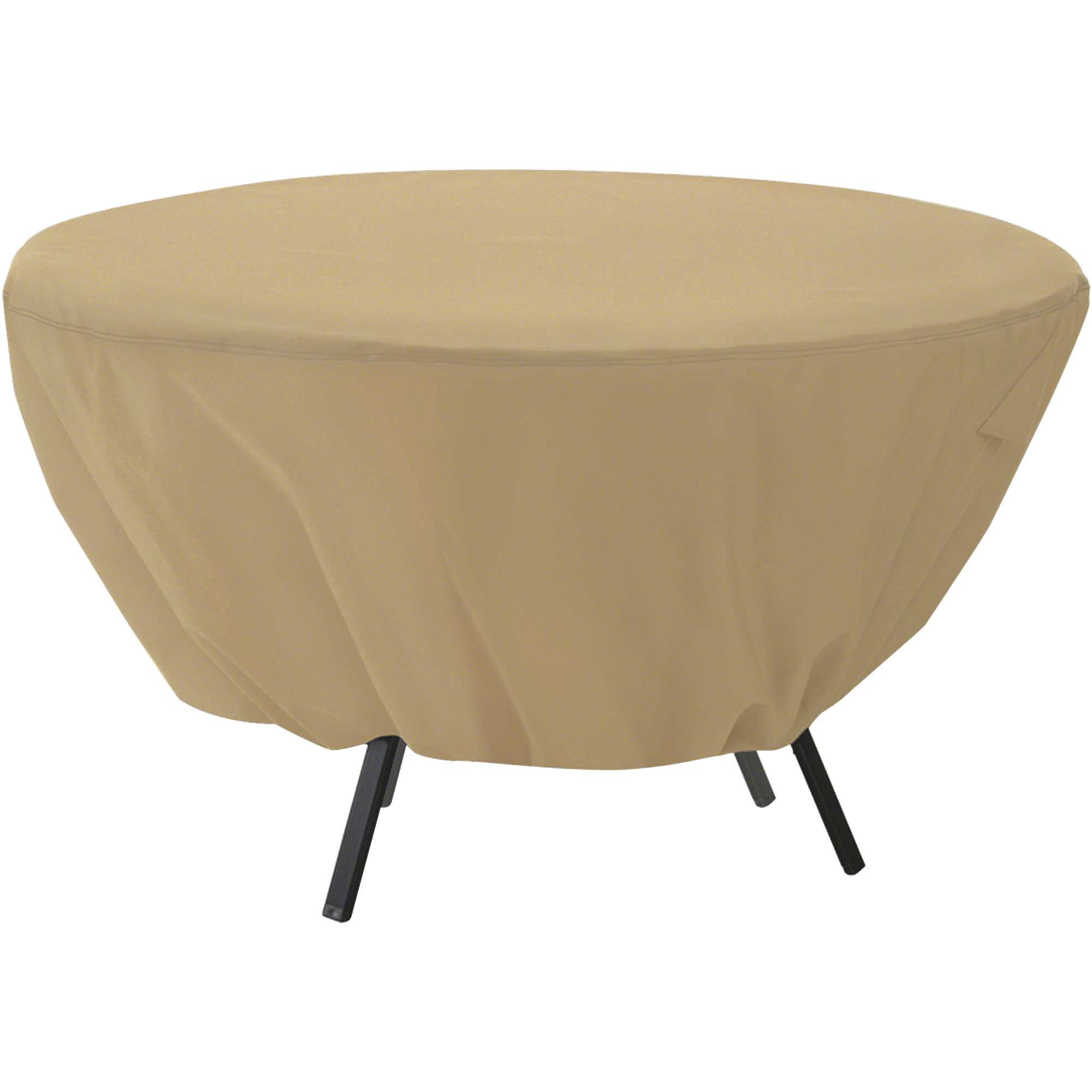 Terrazzo Water-Resistant Round Patio Table Cover - Thumbnail 4