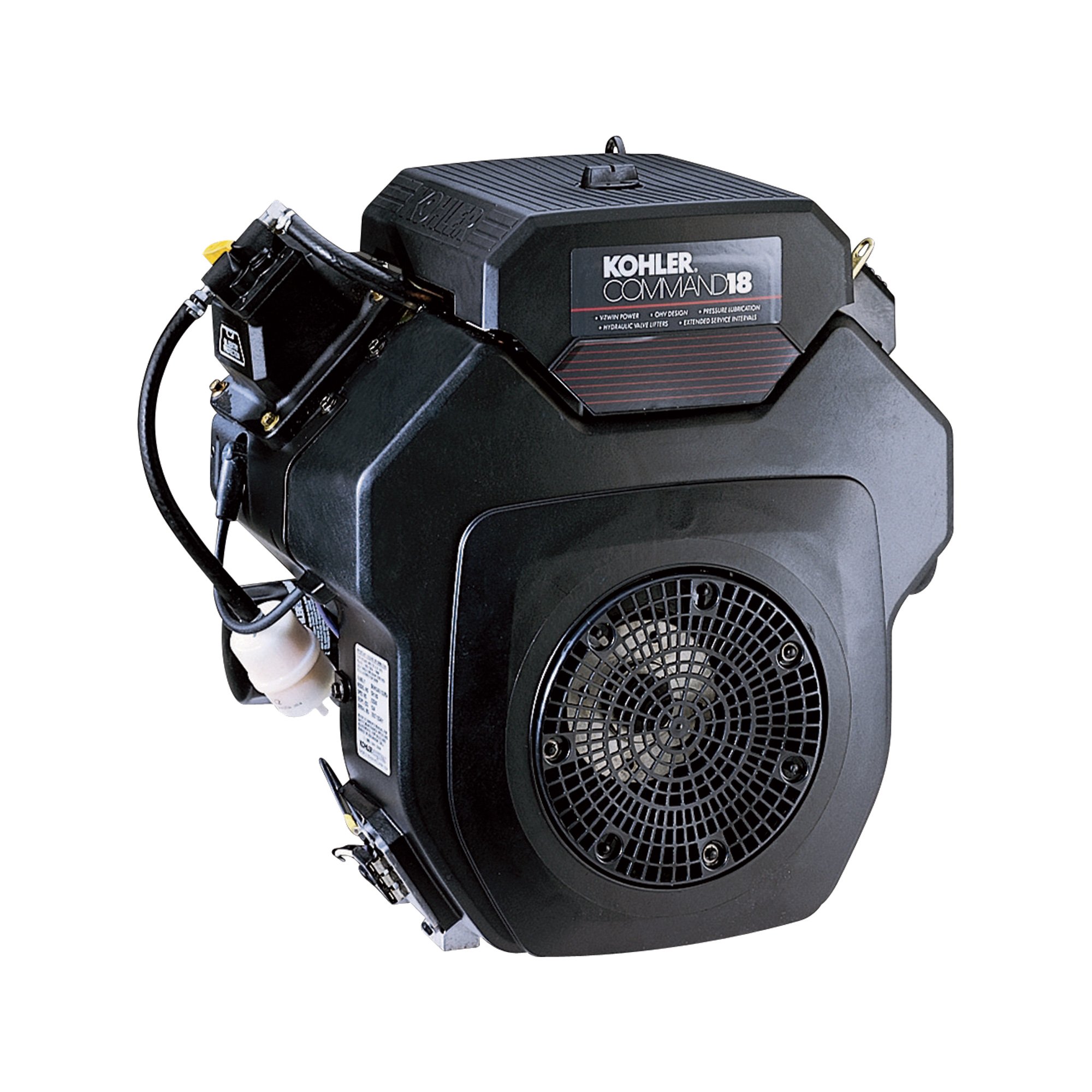 Kohler Command V-Twin Horizontal Engine with Electric Start — 18 HP, 1 1/8in. x 4in. Shaft, Model# PA-62500