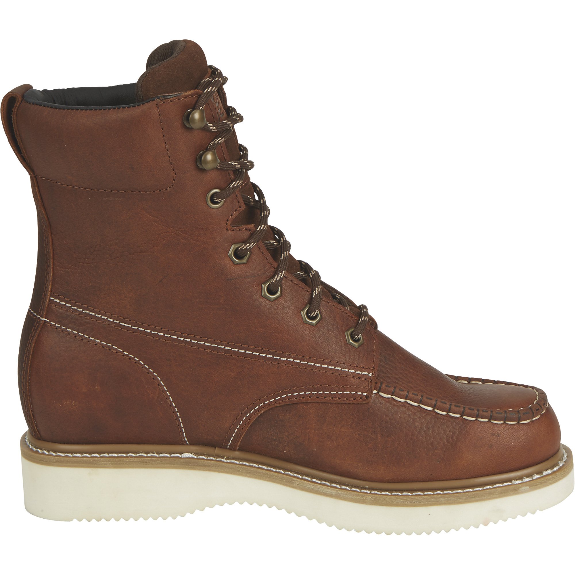 Gravel Gear Men’s Sz‎ 14M 6in Leather Moc Wedge Boot Brown NT008-2 Gravel Gear Waterproof 6in. Steel Toe Work Boot - Brown  main image 3