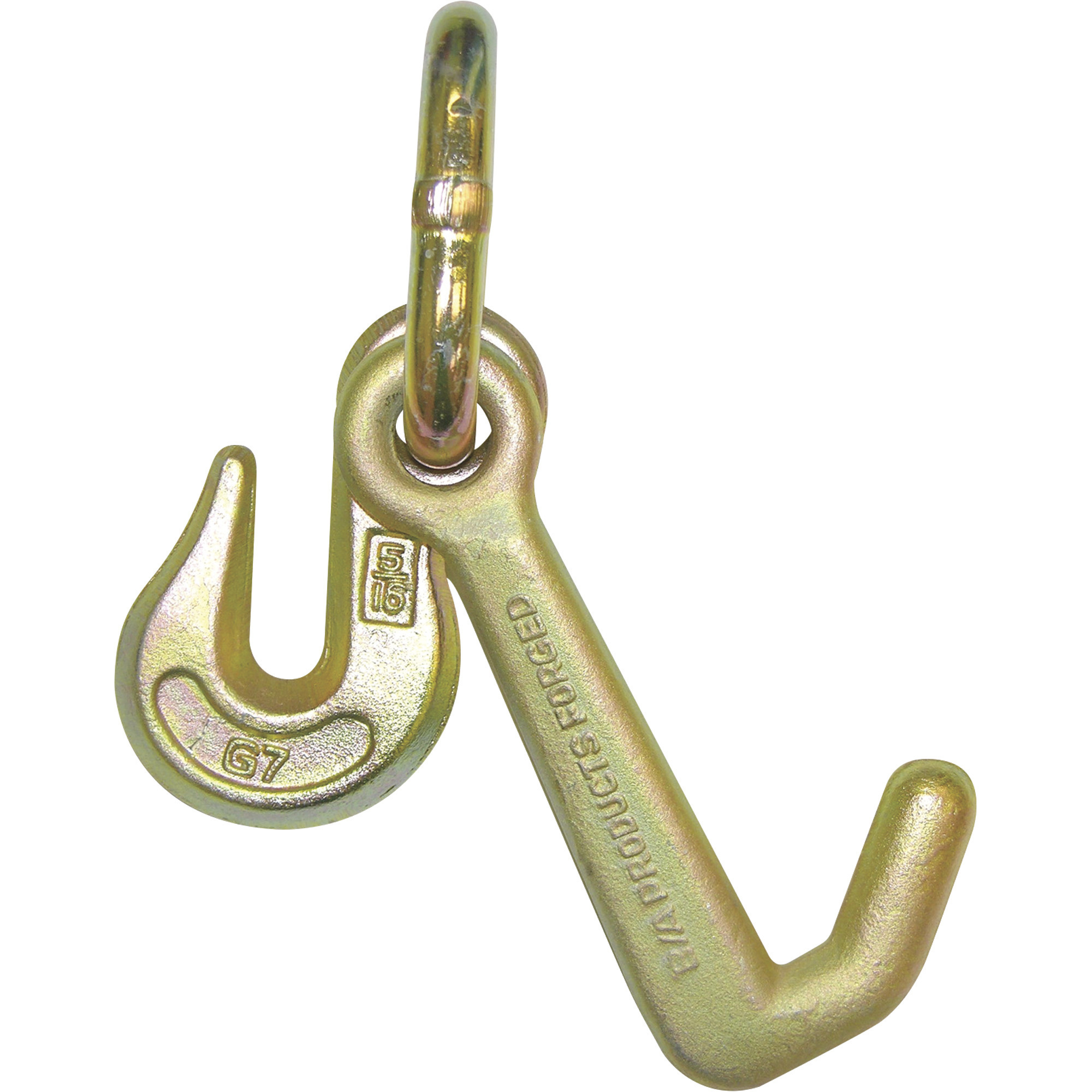B/A Products Grab Hook Cluster — Grab Hook and Mini J Hook, Zinc plated,  Model# BAP-GJ