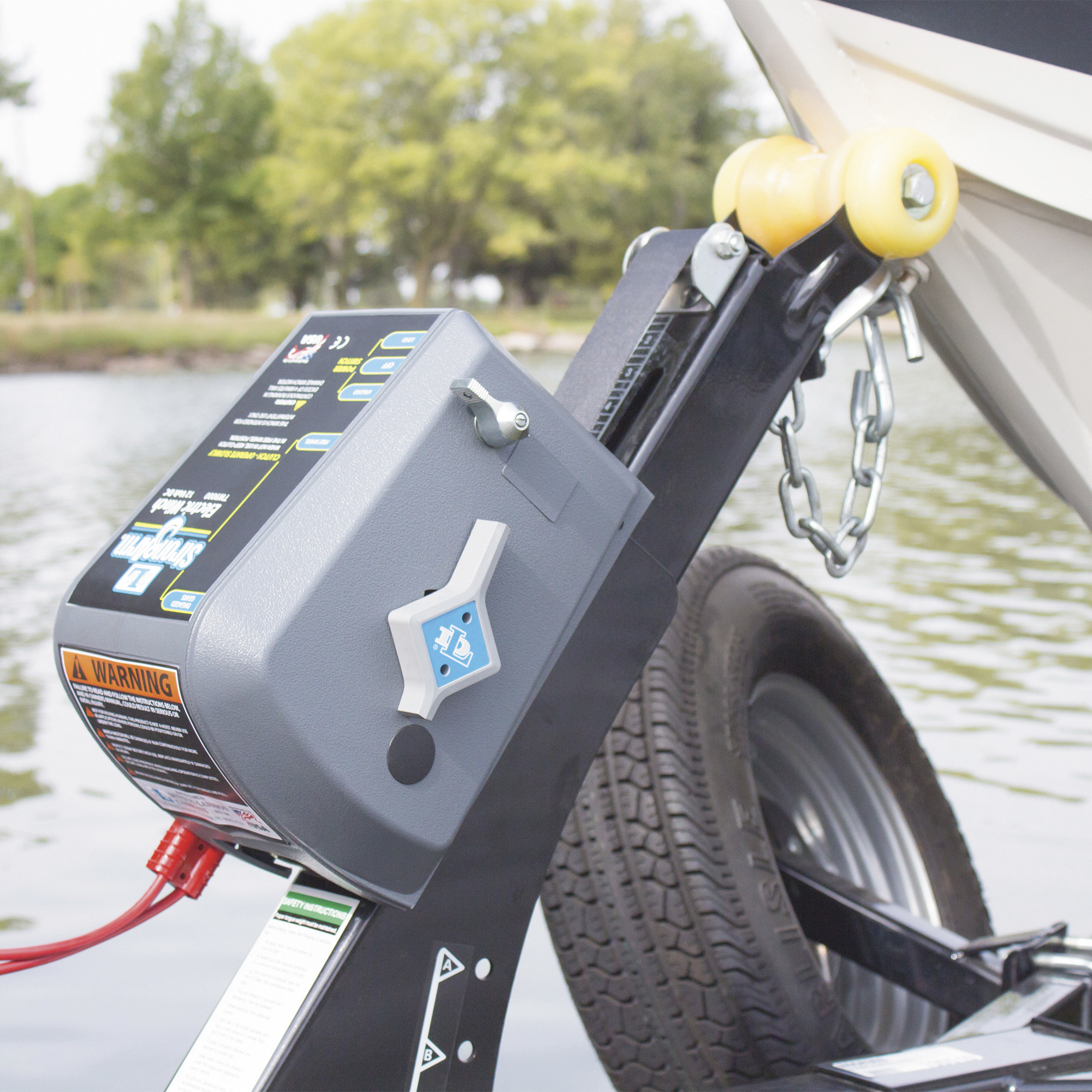 DuttonLainson StrongArm 12 Volt DC Powered Electric Marine Winch, 3000