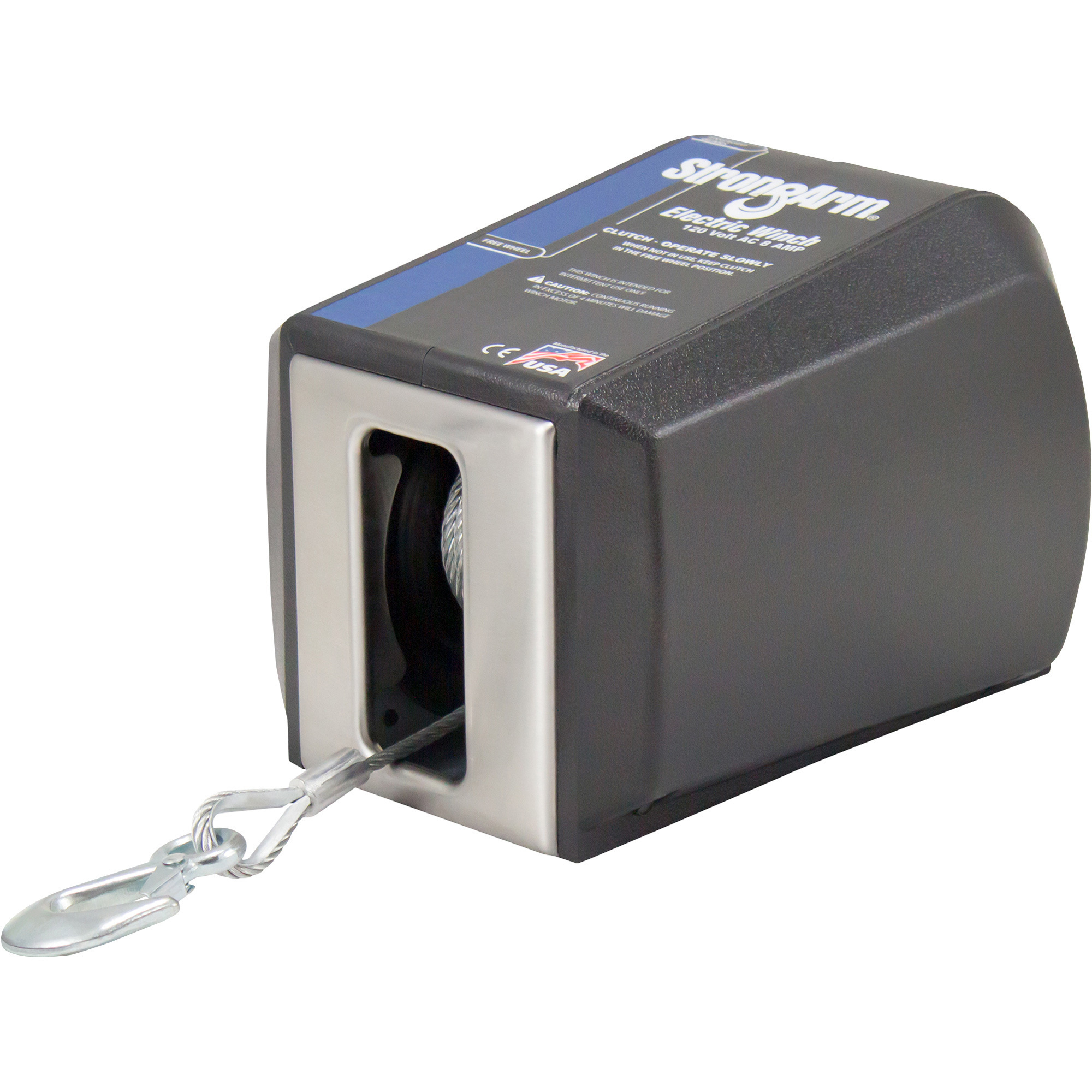 DuttonLainson StrongArm 120 Volt AC Powered Electric Winch — 2700Lb