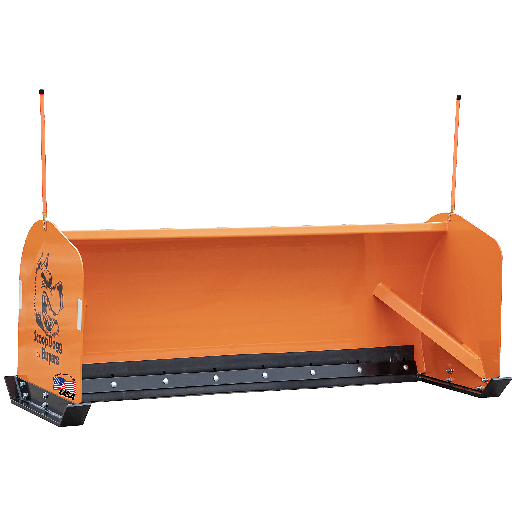 Buyers Scoop Dogg, Skid Steer Snow Pusher - 10ft., Blade Positions (qty.) 1 Model# 2603110