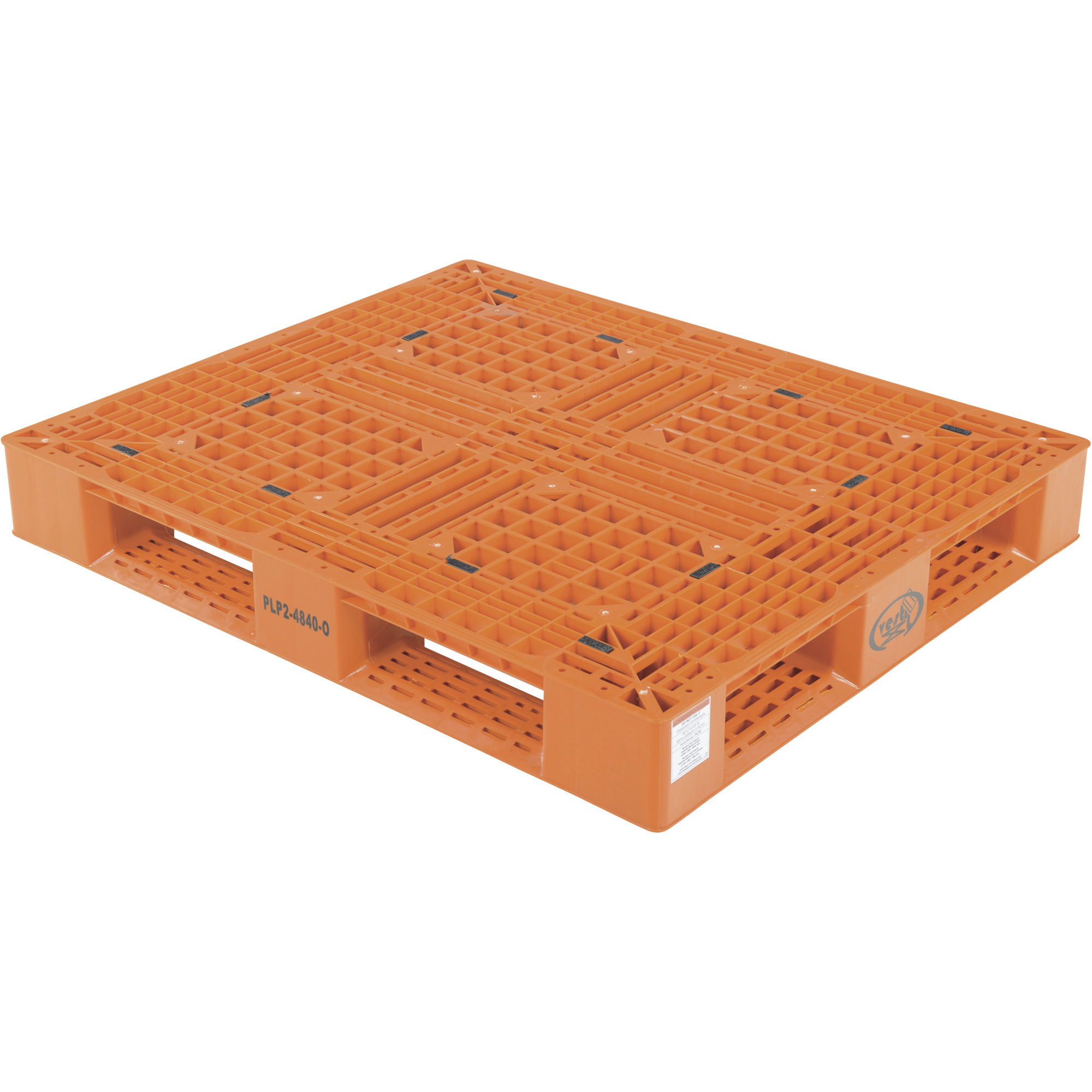 Vestil PLP2-4840-ORANGE Orange Plastic Pallet