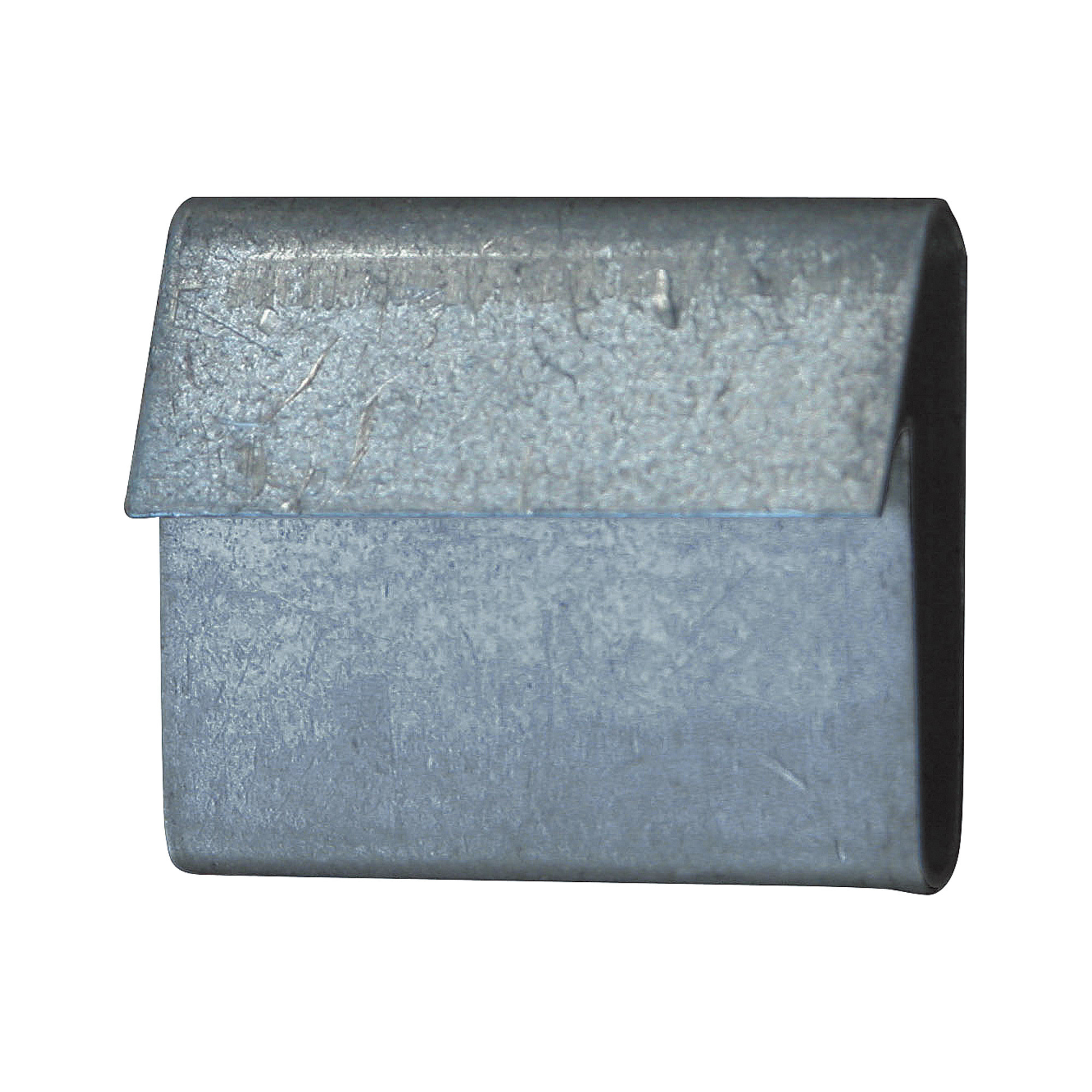 Vestil Seals for Steel Strapping - 1/2in., 1000 Pcs, Galvanized Metal, Model# SSEAL-12