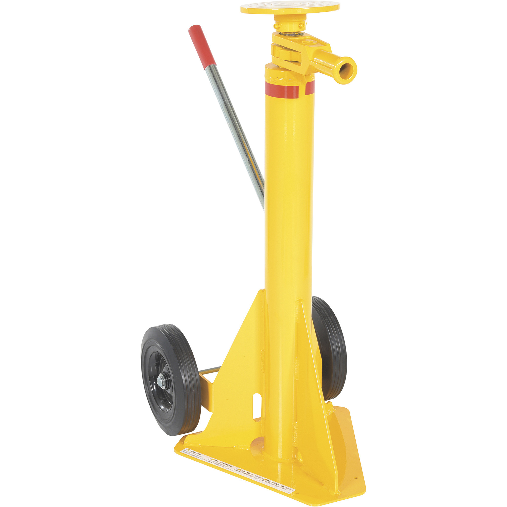 Vestil Stabilizing Trailer Jack - 40,000-Lb. Capacity, 39in. to 51in. Lift Range, Model# LO-J