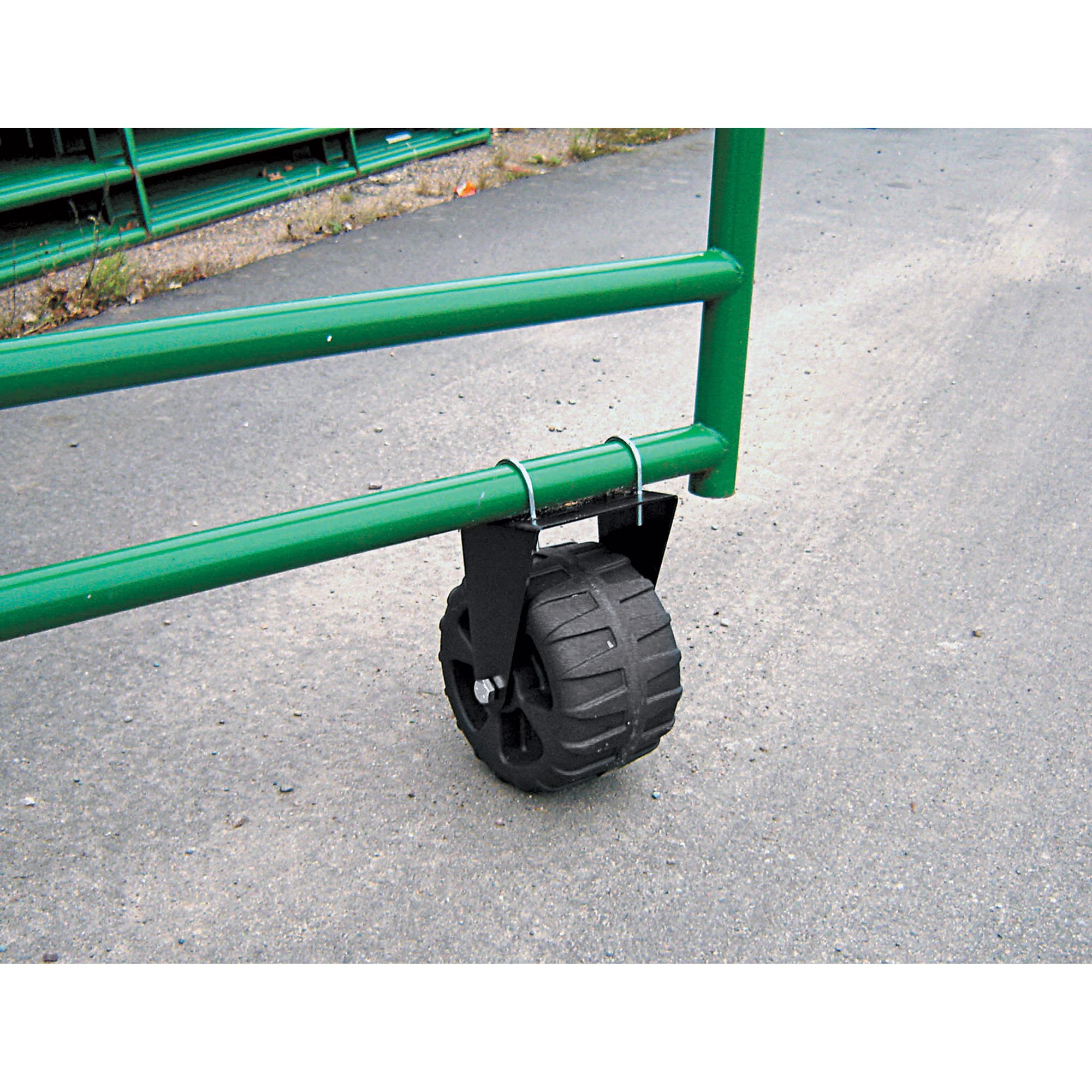 Supportive Rolling Gate Wheel — 300-lb. Capacity, 9 5/8in.D x 6in. Gate ...