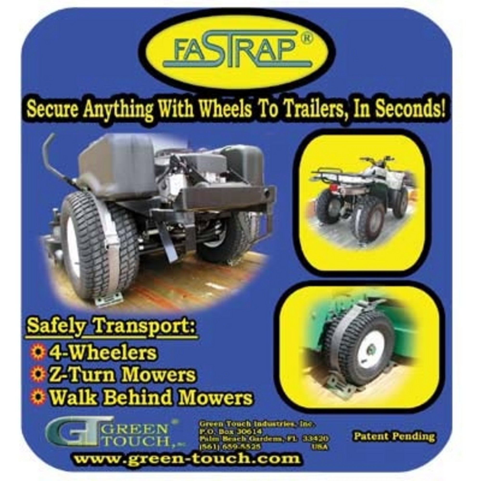 Green Touch Fastrap Tie-Down Device