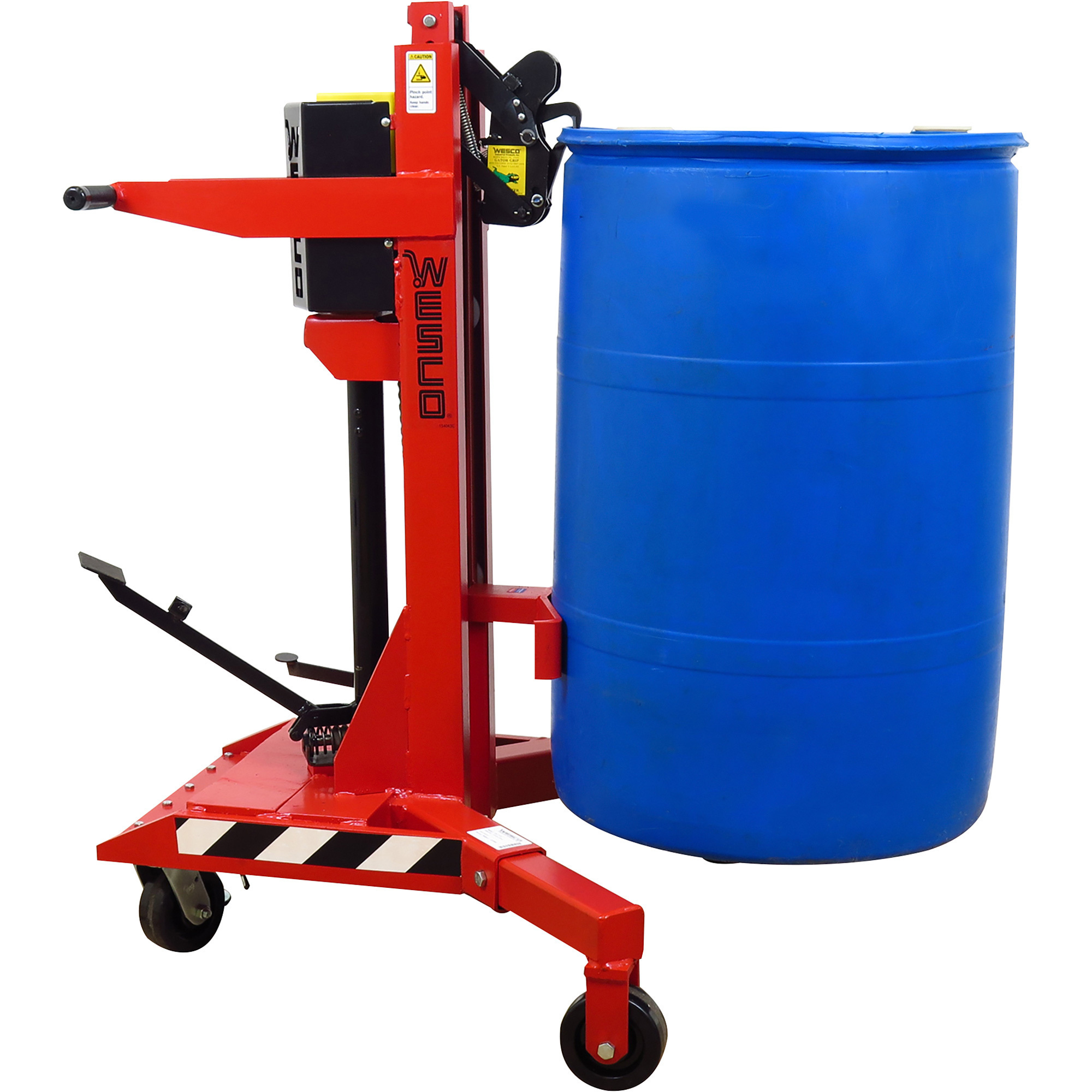 Wesco Gator Grip Standard Ergonmic Hydraulic Drum Handler, 1100Lb