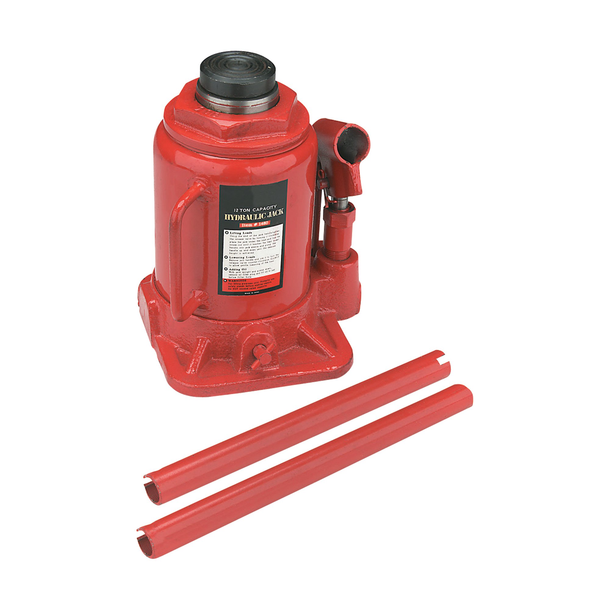 Northern Industrial Tools Adjustable Stubby Hydraulic Bottle Jack Lifts 12  Tons Northern Tool