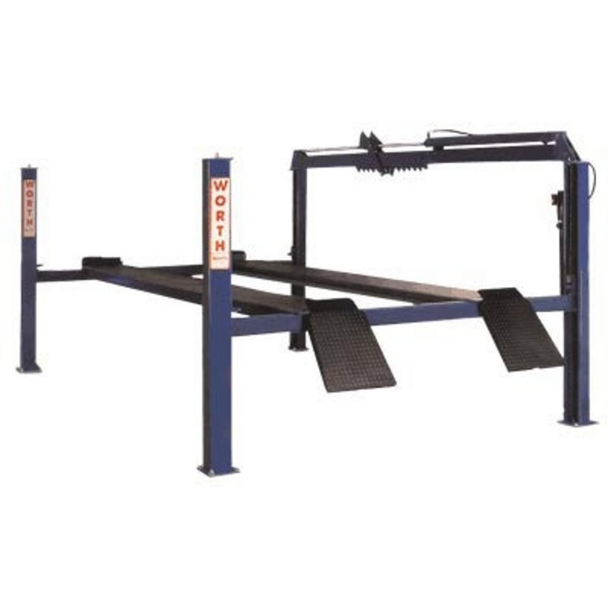 Worth Extended Four Post Vehicle Lift — 12,000-Lb. Capacity, Model# 12000E