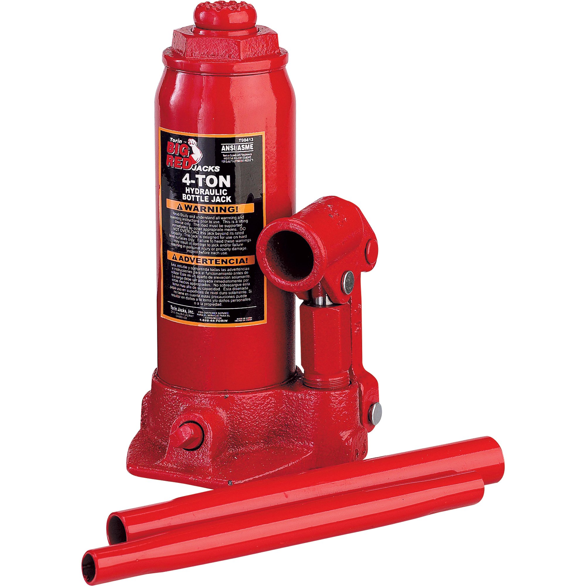 Please see replacement item# 46231. Torin Hydraulic Bottle Jack — 4-Ton,  Model# T90403 Northern Tool
