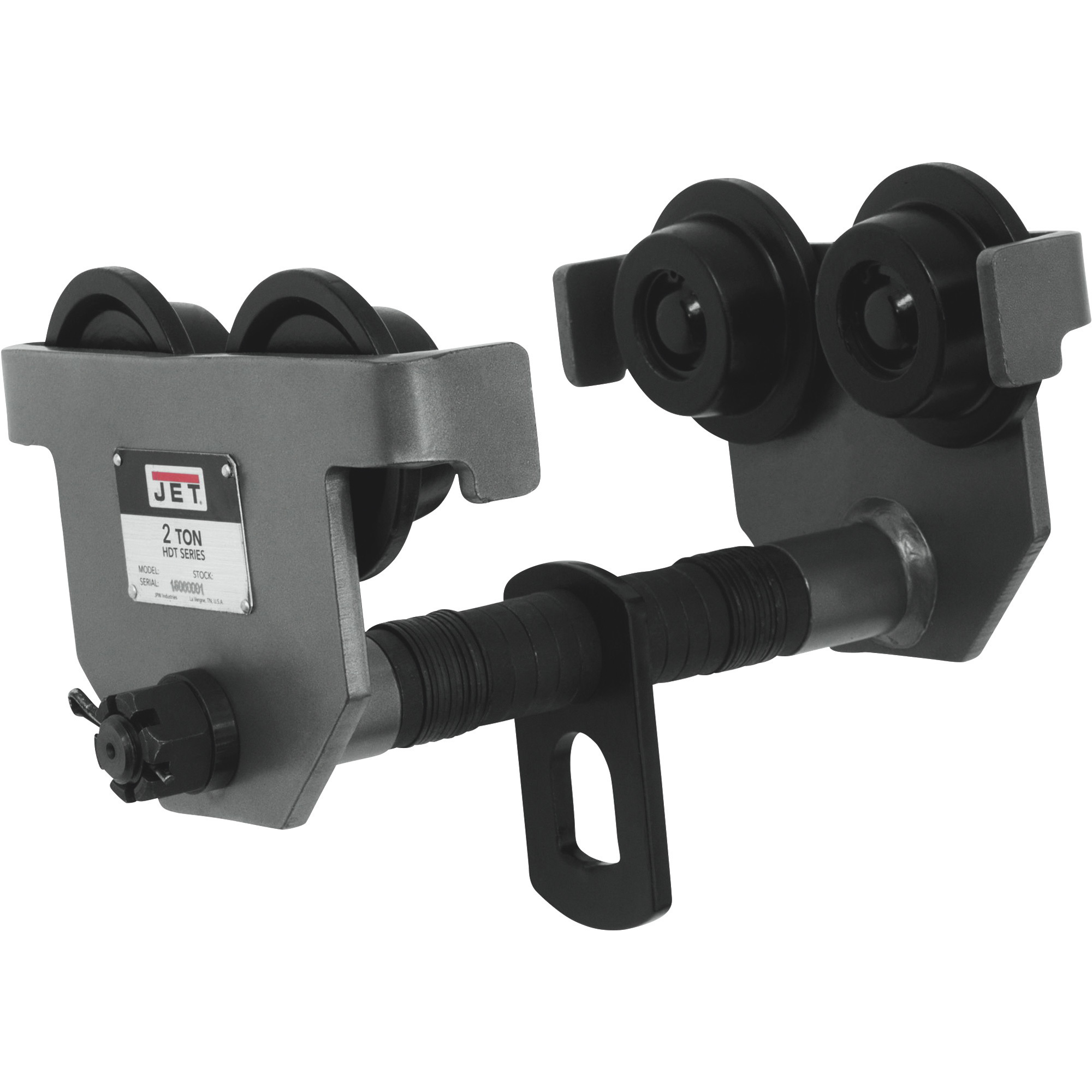 JET Heavy-Duty Adjustable Trolley, 2-Ton Capacity, Model# 2-HDT