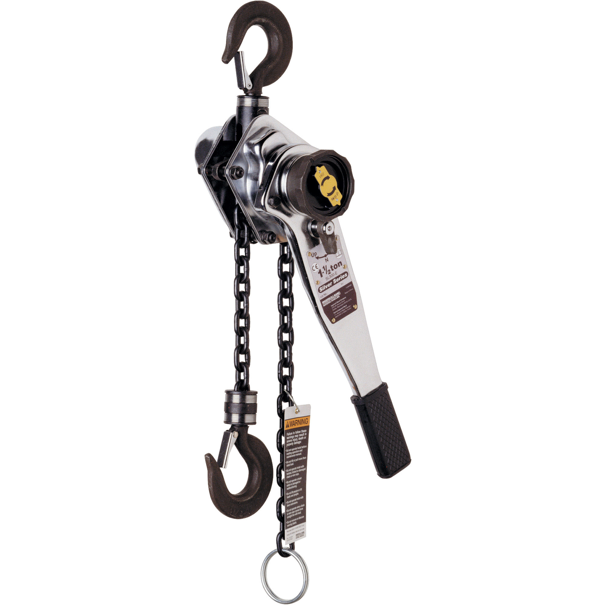 Ingersoll Rand Manual Lever Chain Hoist, 3-Ton Capacity, 10ft. Lift, Model# SL600-10EA