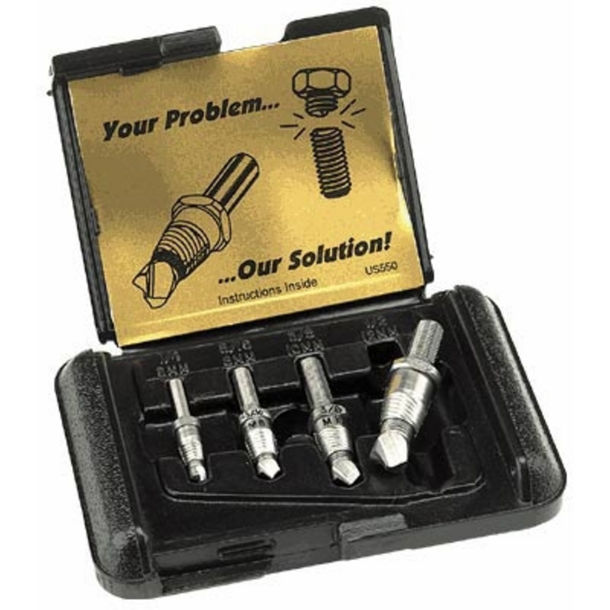 Set of 4 DRILL OUT Screw Extractors Northern Tool