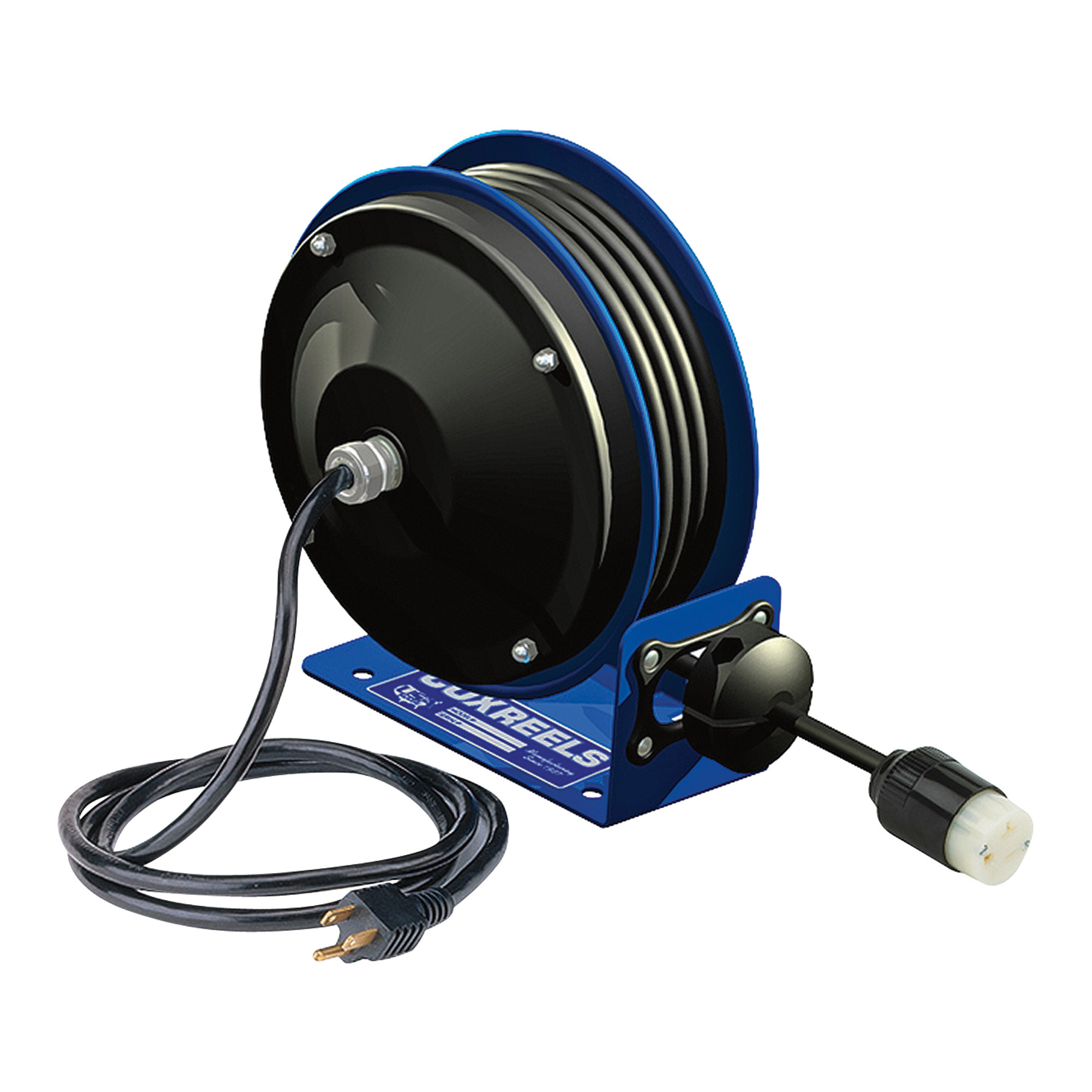 Coxreels Compact Power Cord Reel, 30-Ft., 16/3 Cord With Single Receptacle,  Model# PC10-3016-A