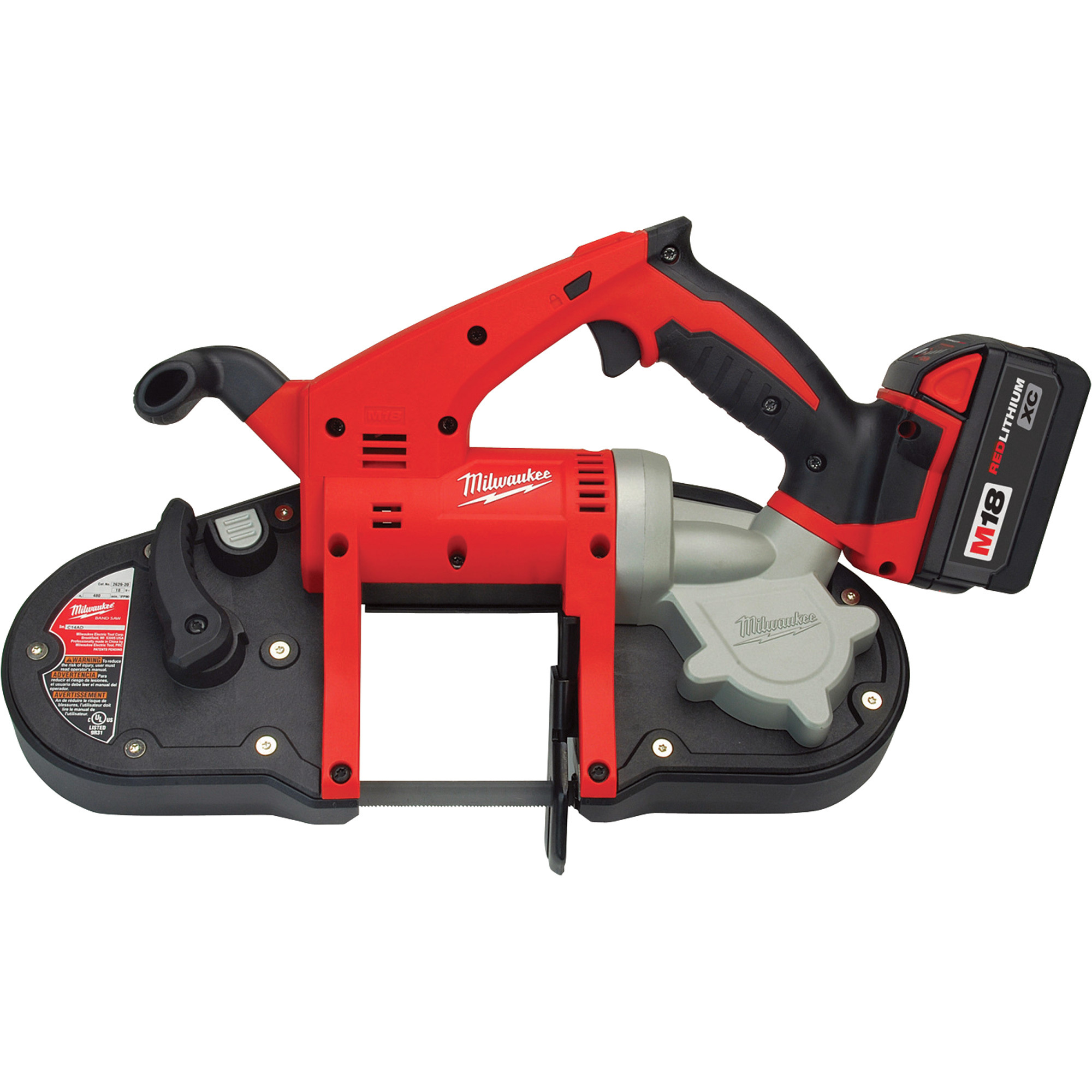 Milwaukee M18 Cordless Compact Band Saw Kit, 18V, Model# 2629-22 ...