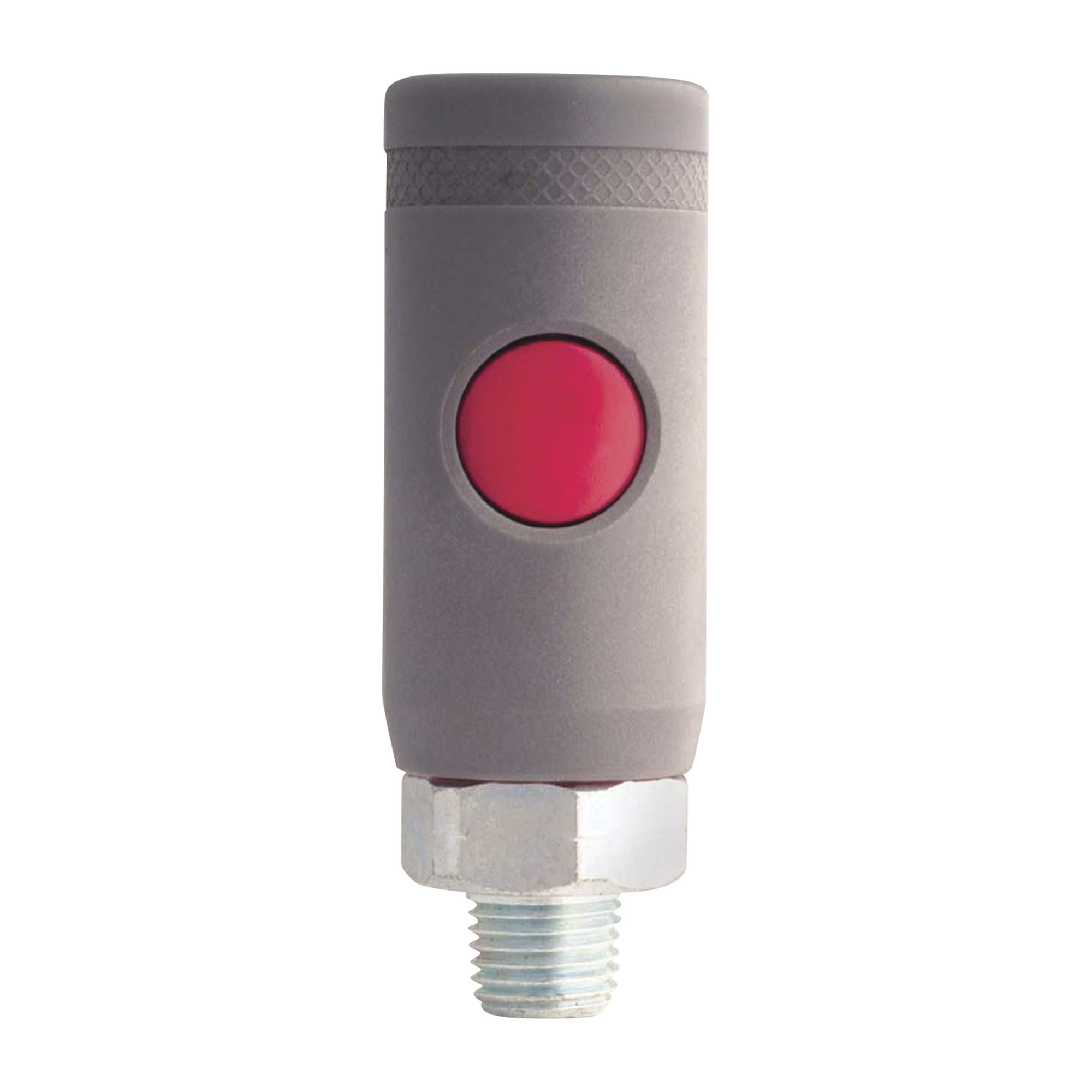 Milton S-99706 M Style Safety Coupler – Push Button, 1/4" MNPT, 36 CFM, Taiwan