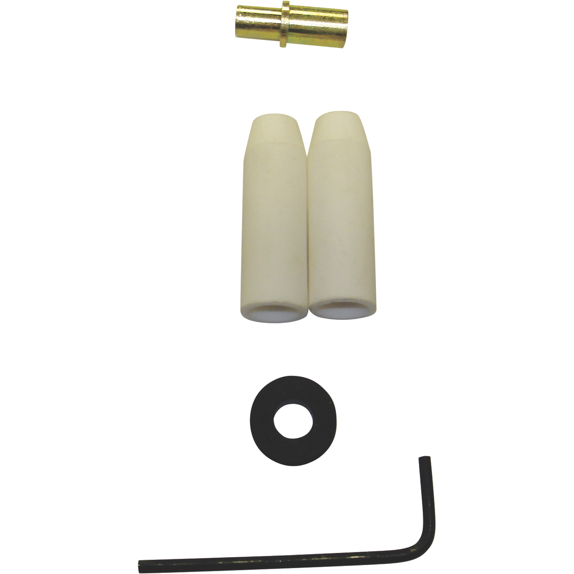 ALC Siphon Abrasive Blaster Ceramic Nozzle Kit, 13/64in. I.D. x 1/2in. O.D. x 1 1/2in.L, Model# 40059