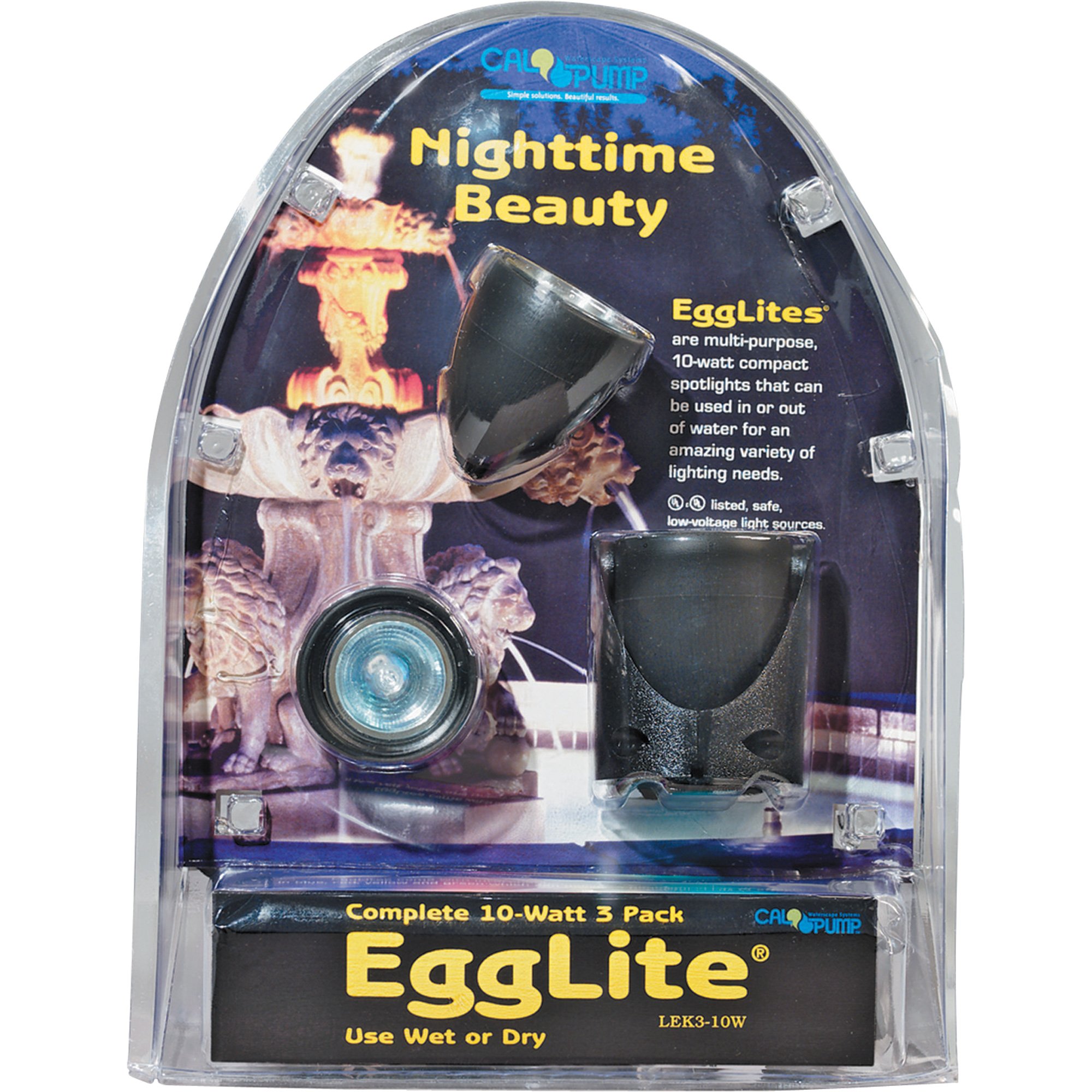 Cal Pump EggLite Spotlight — 10 Watt, 3-Pc. Set, Model# LED3-10W