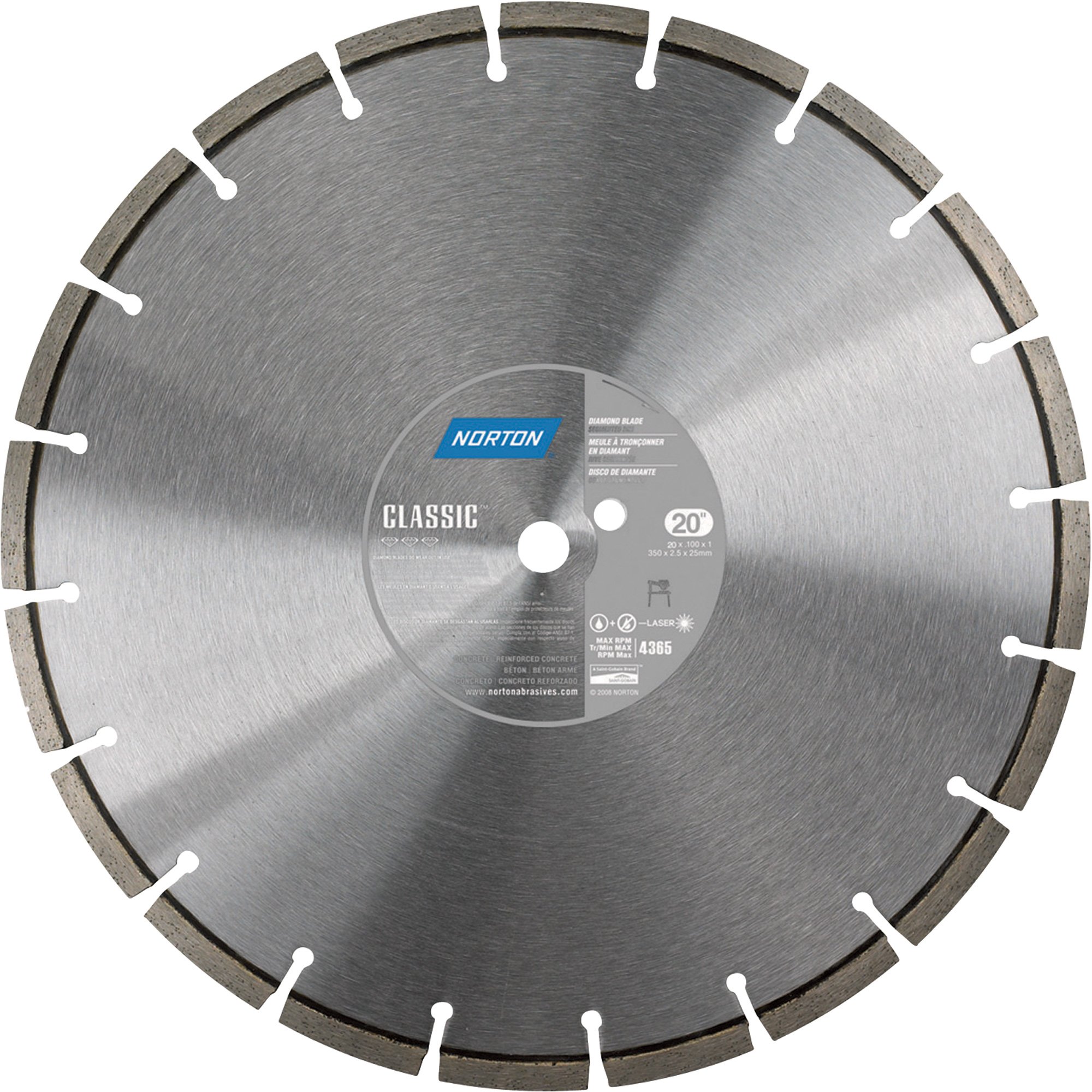 Masonry Router Blade Norton Masonry Blade — 20in. x .125 x 1, Model# 70184684511 | Northern Tool