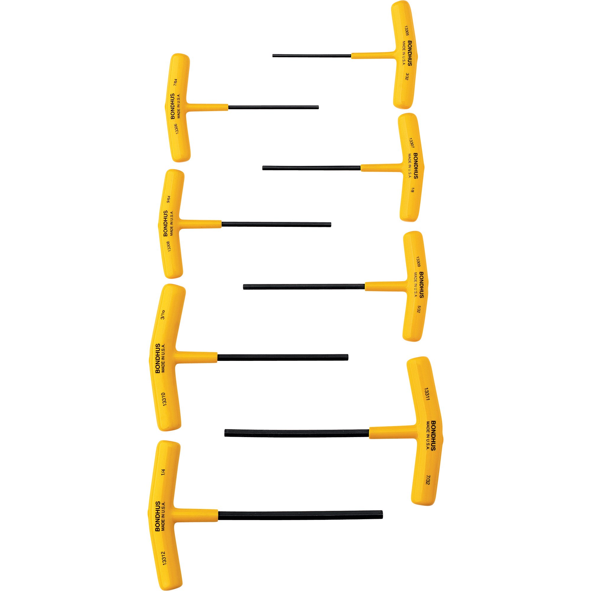 Bondhus SAE Hex T-Handle — 8-Pc. Set, Model# 13332 | Northern Tool