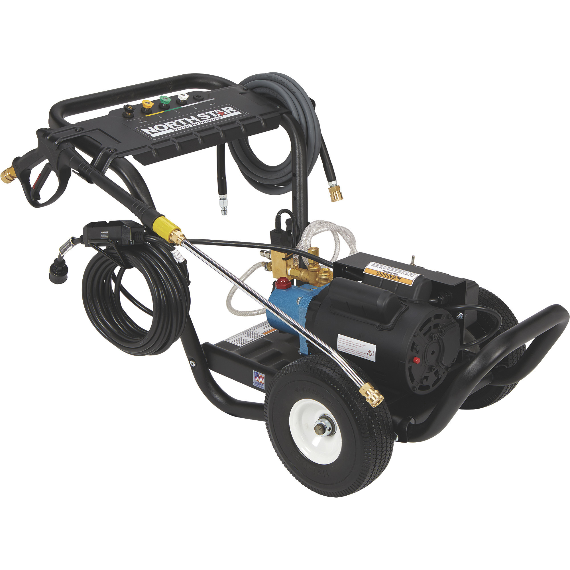 BE Professional 2000 PSI (Electric - Cold Water) Wall Mount Pressure Washer  w/ Auto Stop-Start