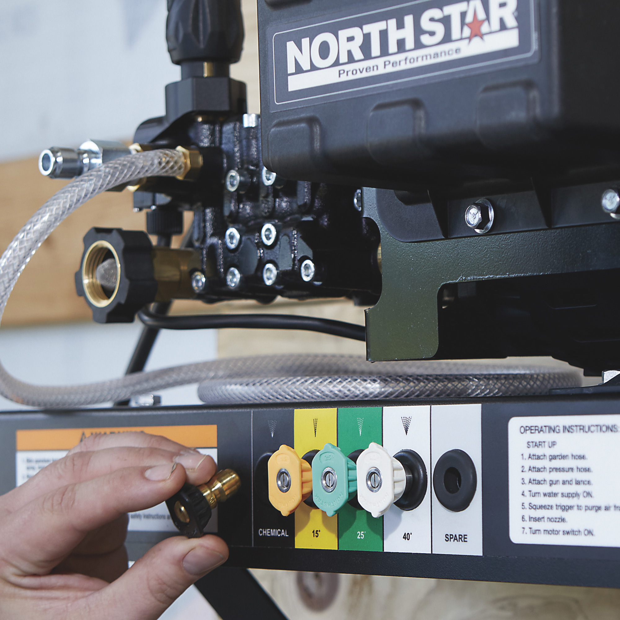 Northstar Electric Cold Water Total Start/Stop Pressure Washer —2000 psi, 1.5 GPM, 120 Volts 1571102