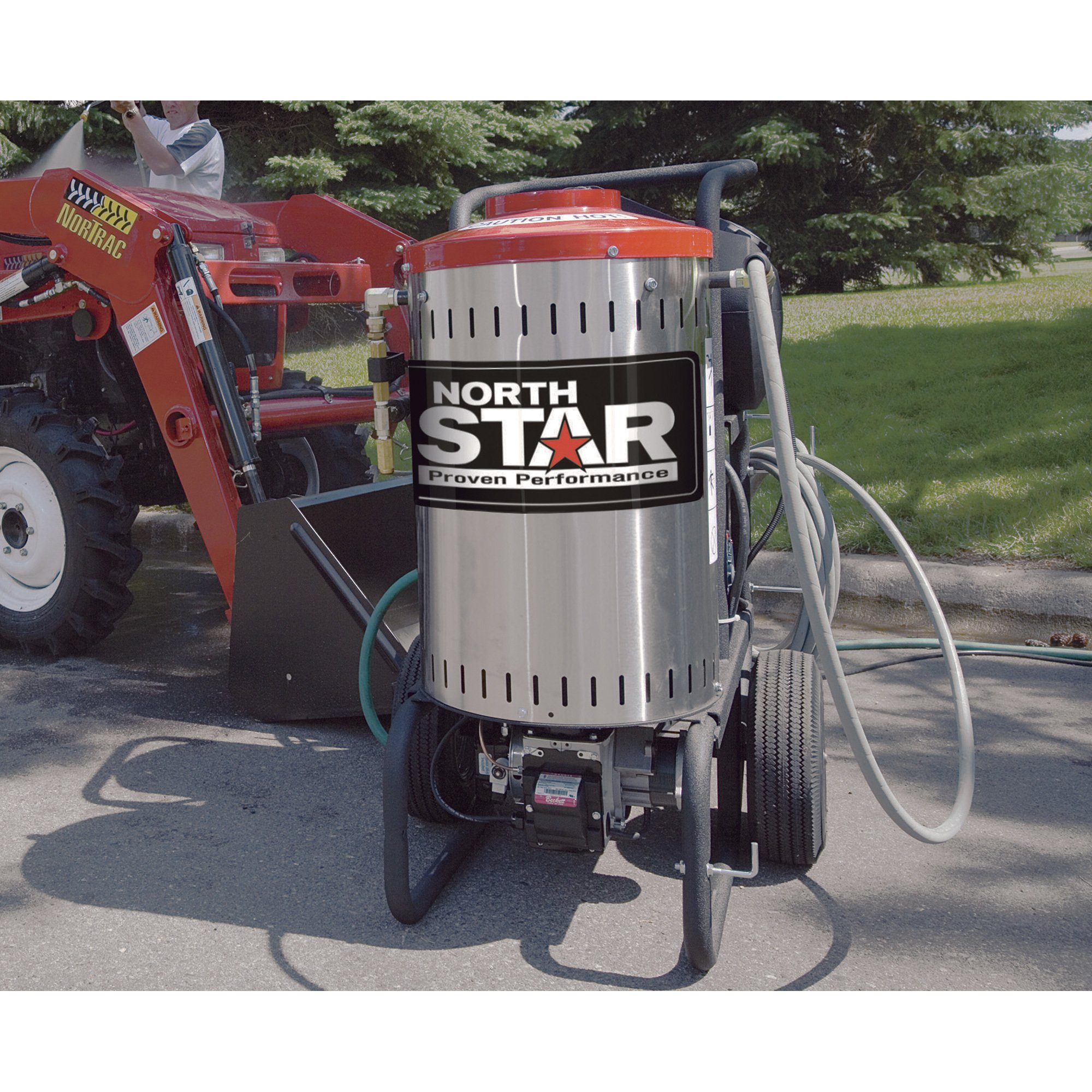 NorthStar Electric Wet Steam and Hot Water Pressure Washer — 2750 PSI, 2.5  GPM, 230 Volts