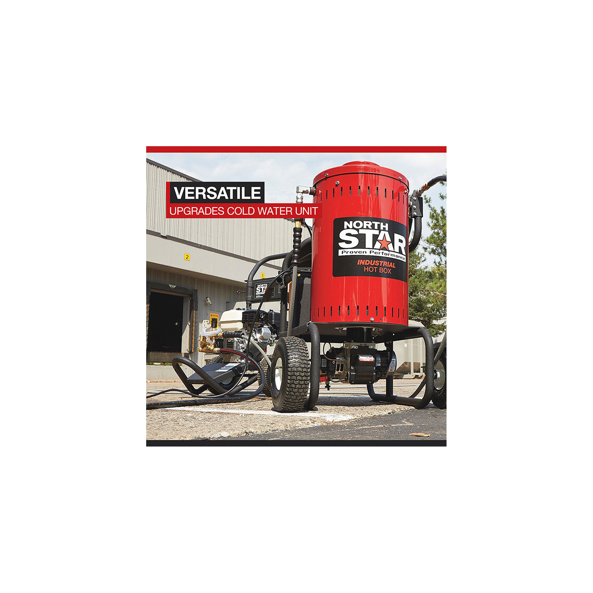 NorthStar Electric Wet Steam and Hot Water Pressure Washer — 2750 PSI, 2.5  GPM, 230 Volts