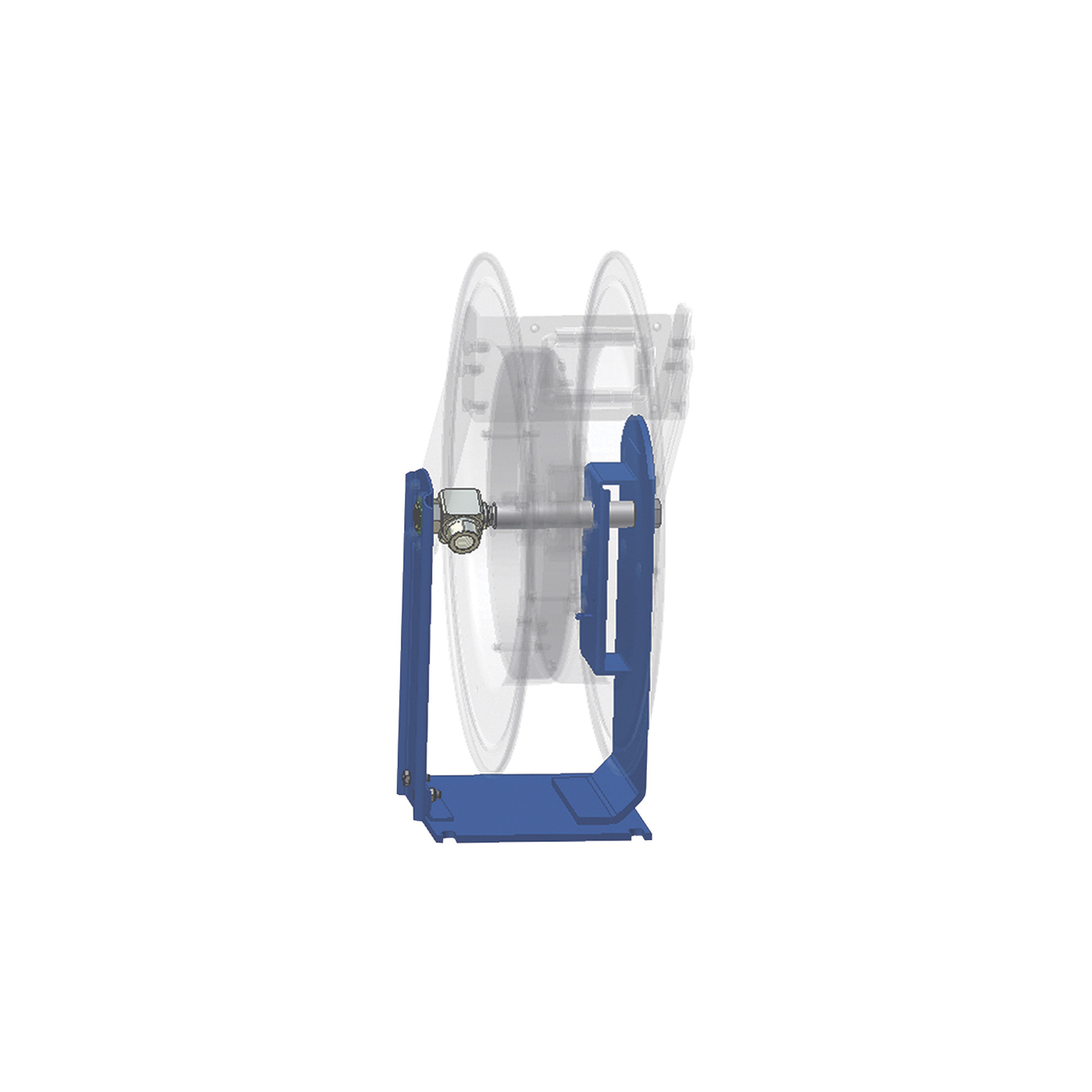 Coxreels T Series Supreme-Duty Air/Water Hose Reel, With 3/4in. x 75ft. PVC  Hose, Max. 300 PSI, Model# TSH-N-575