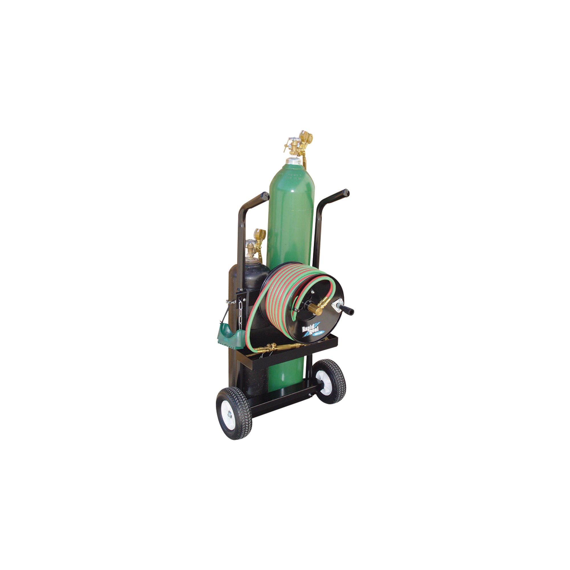 Rapid Reel Twin-Handle Torch Cart with 100ft. Hose Reel