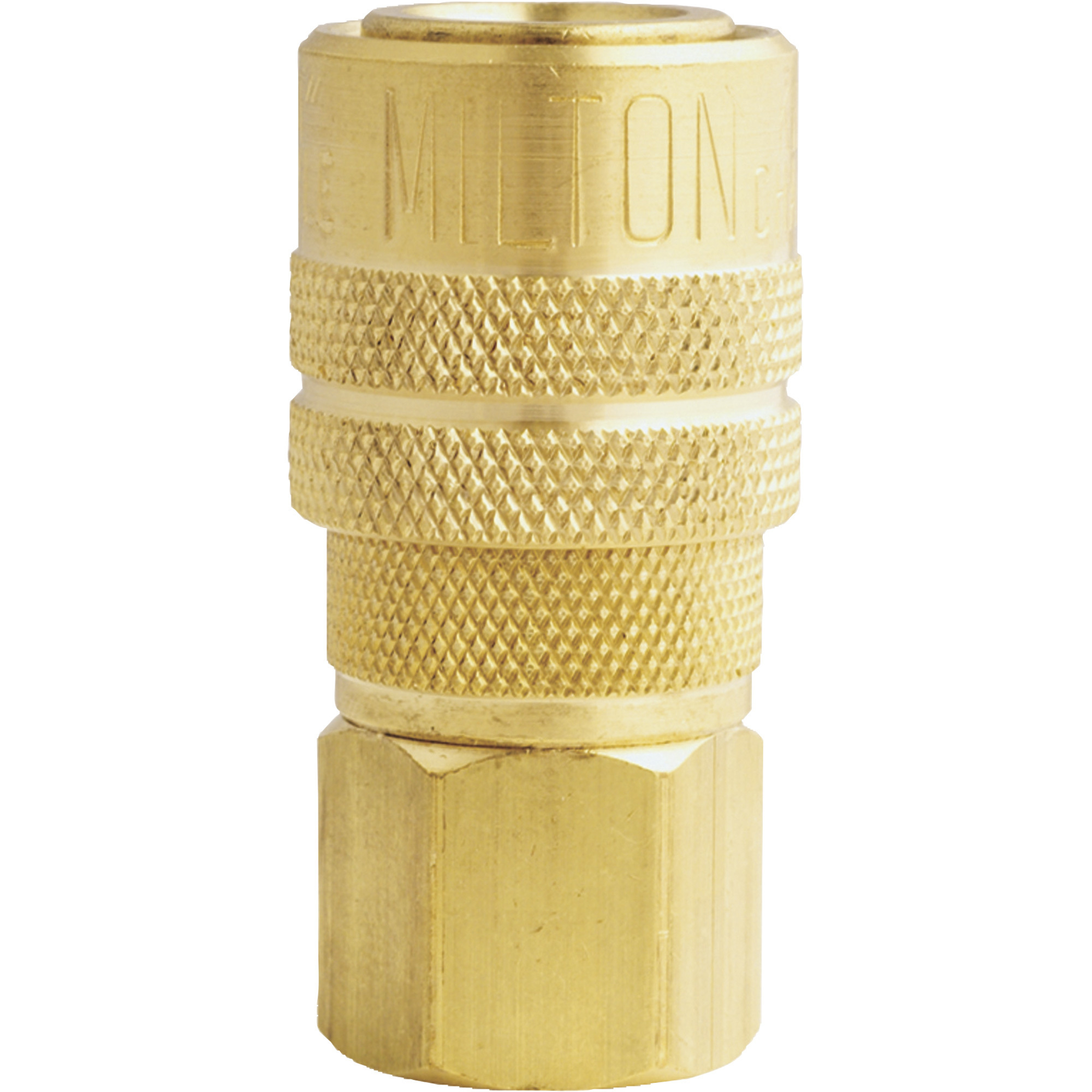 Milton M-Style Brass Coupler 3/8 FNPT - 300 PSI 40 SCFM For Air Compressor