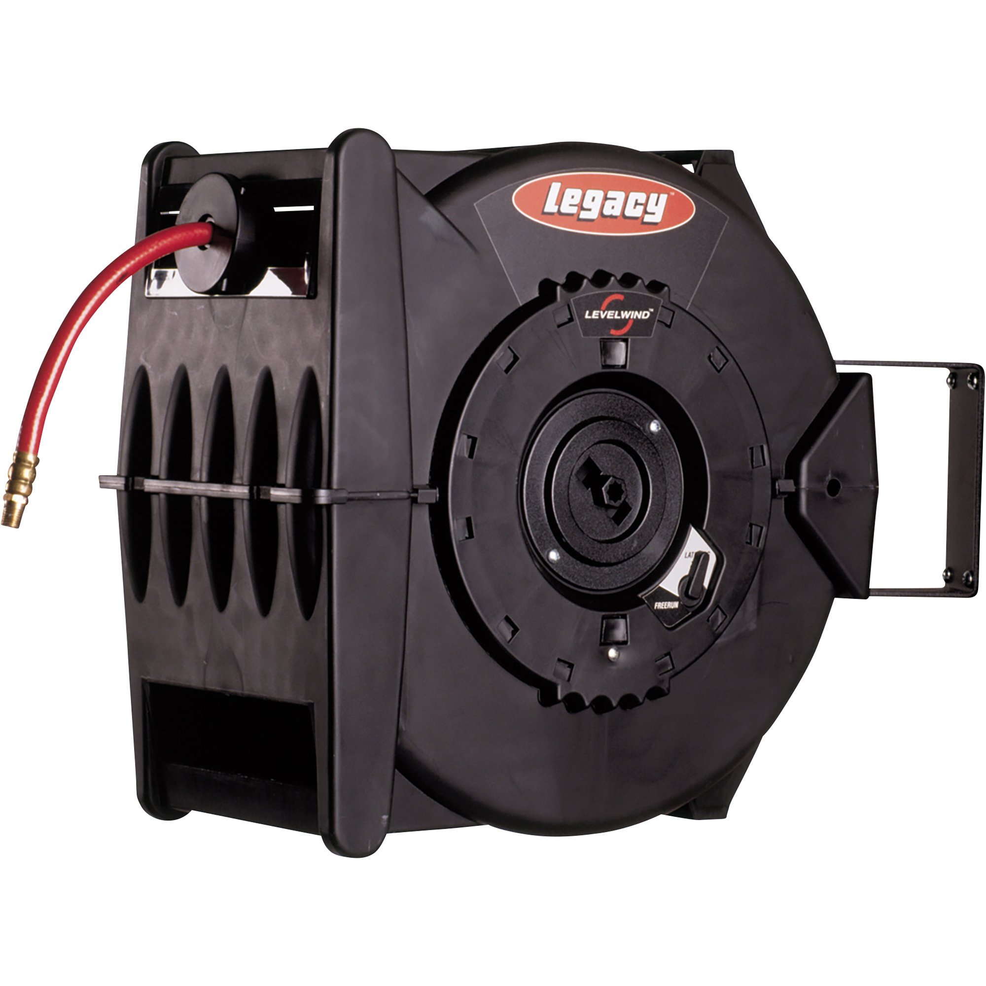 Legacy Retractable Air/Water Hose Reel — With 1/2in. x 50ft. PVC Hose, Max.  300 PSI, Model #L8335