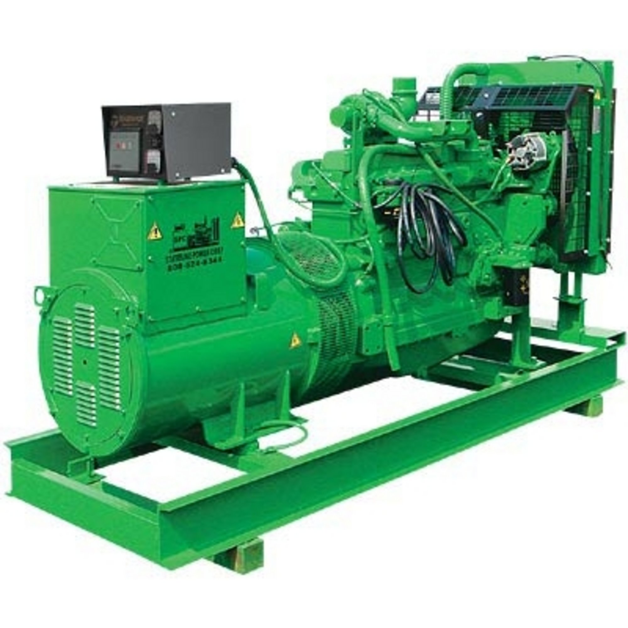 Stateline John Deere-Powered Stationary Generator — 107 kW, Without Enclosure, Model# SPC-107-J-O
