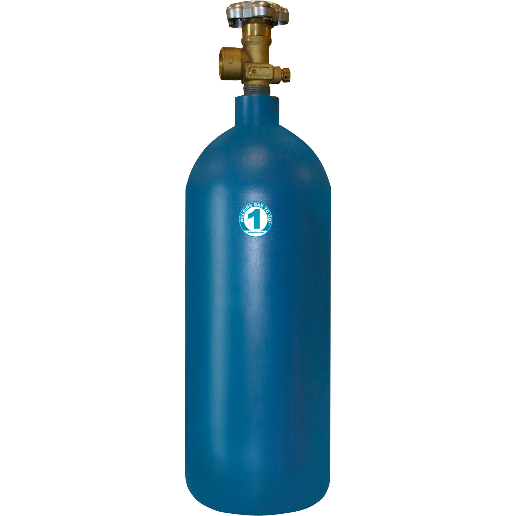 Thoroughbred Oxygen Gas Cylinder, Size #1, 20CF