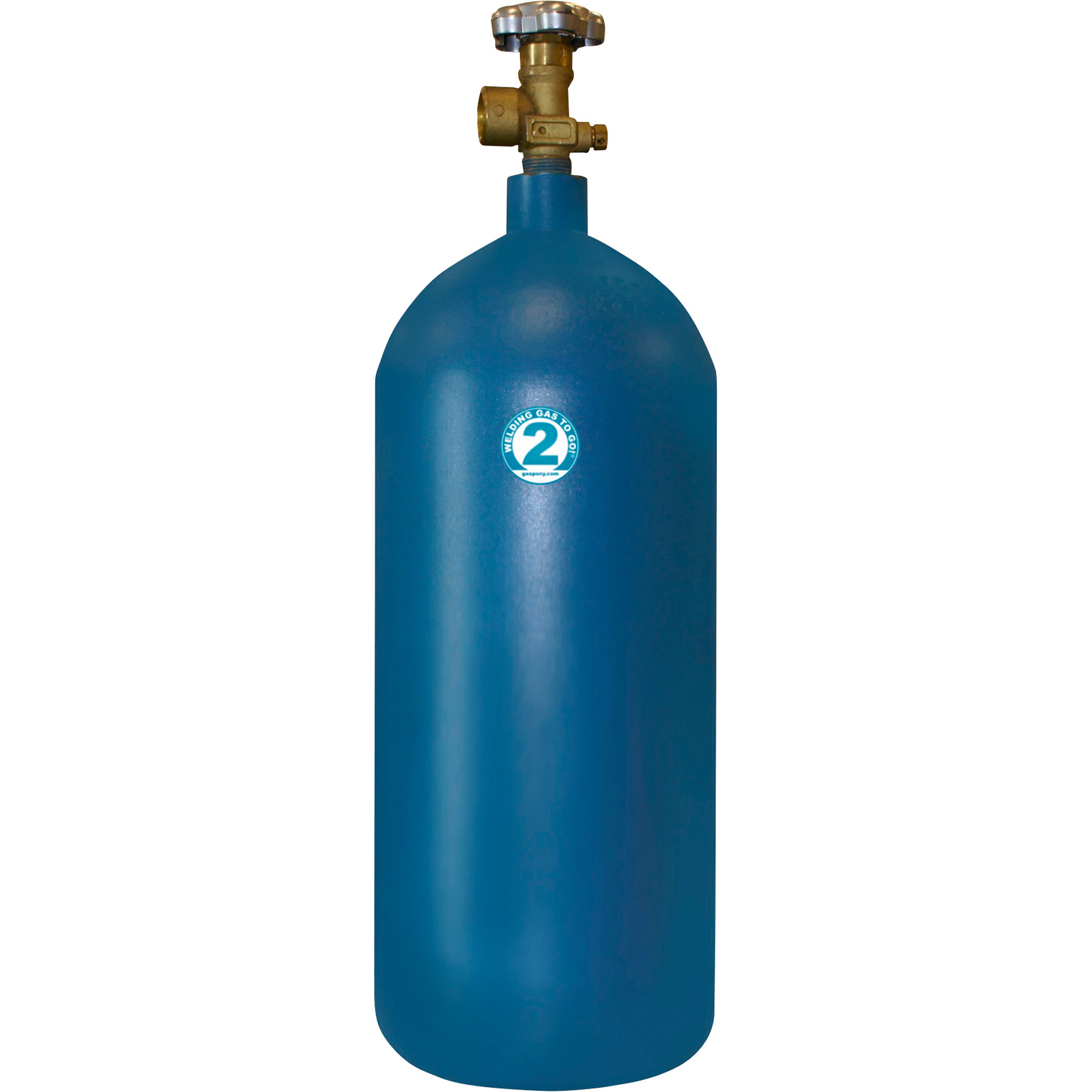 Thoroughbred 75/25 Argon/CO2 Gas Cylinder, Size #2, 40CF