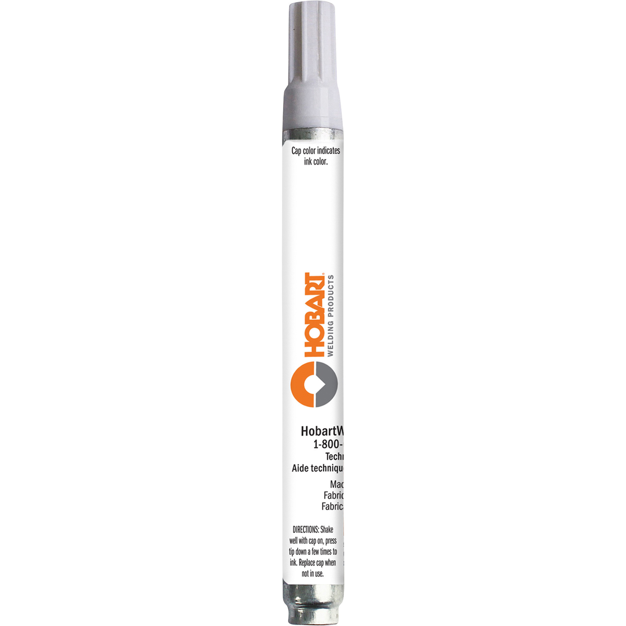 Hobart Paint Marker, White, Valve Action, Model# 770222