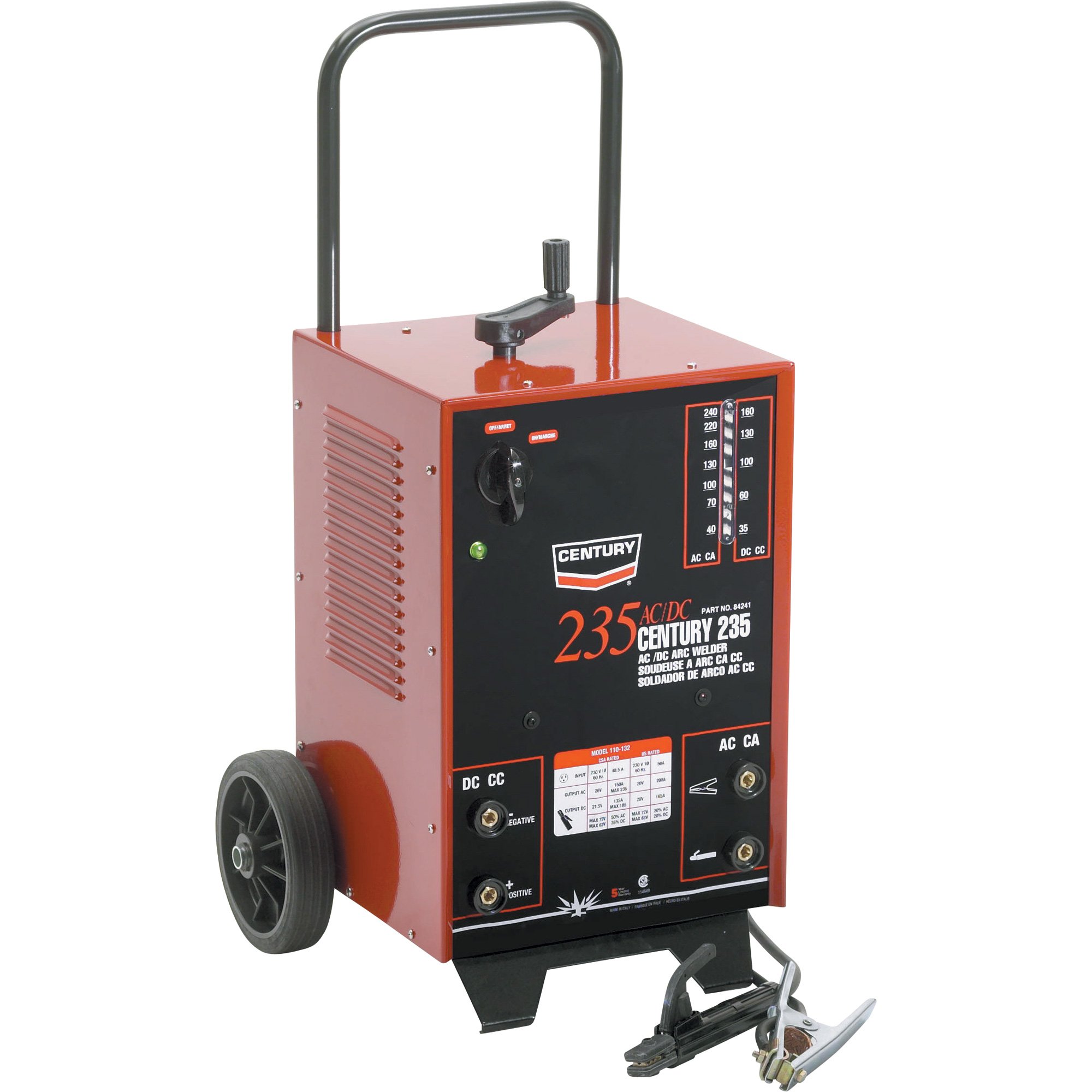 Century AC/DC Arc Welder — 235 Amp, Model# 84241 | Northern Tool