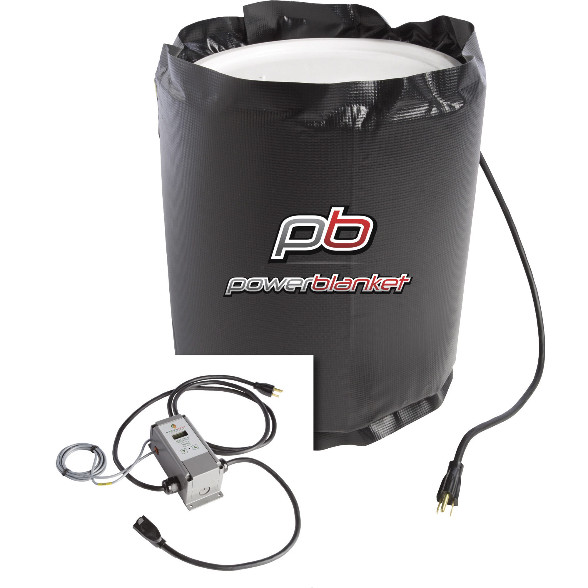 Powerblanket 5-Gallon Insulated PRO Drum Heater/Barrel Blanket, 160°F, Adjustable Thermostat, Model# BH05-PRO
