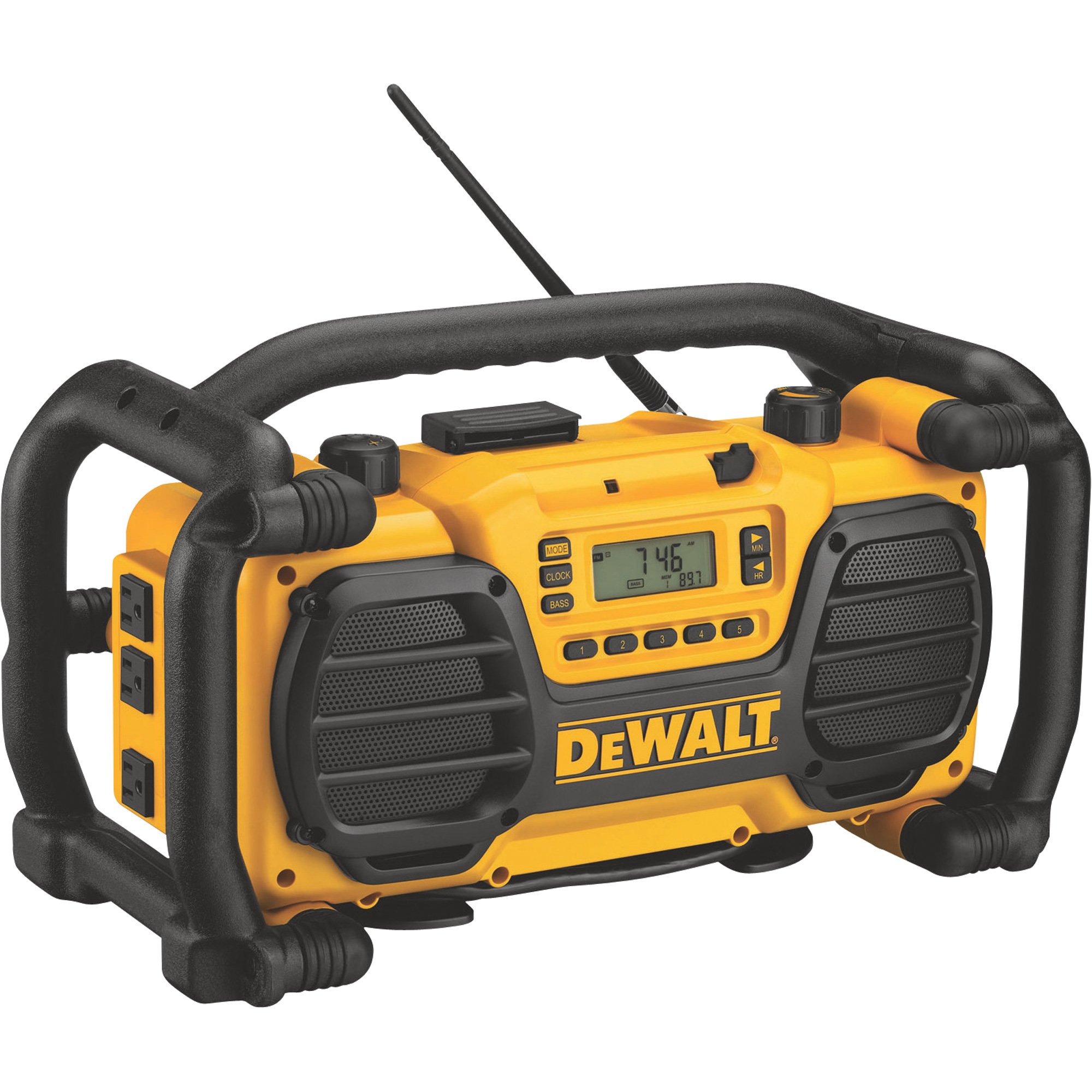 DEWALT Heavy-Duty Worksite Charger/Radio, Model# DC012-CL